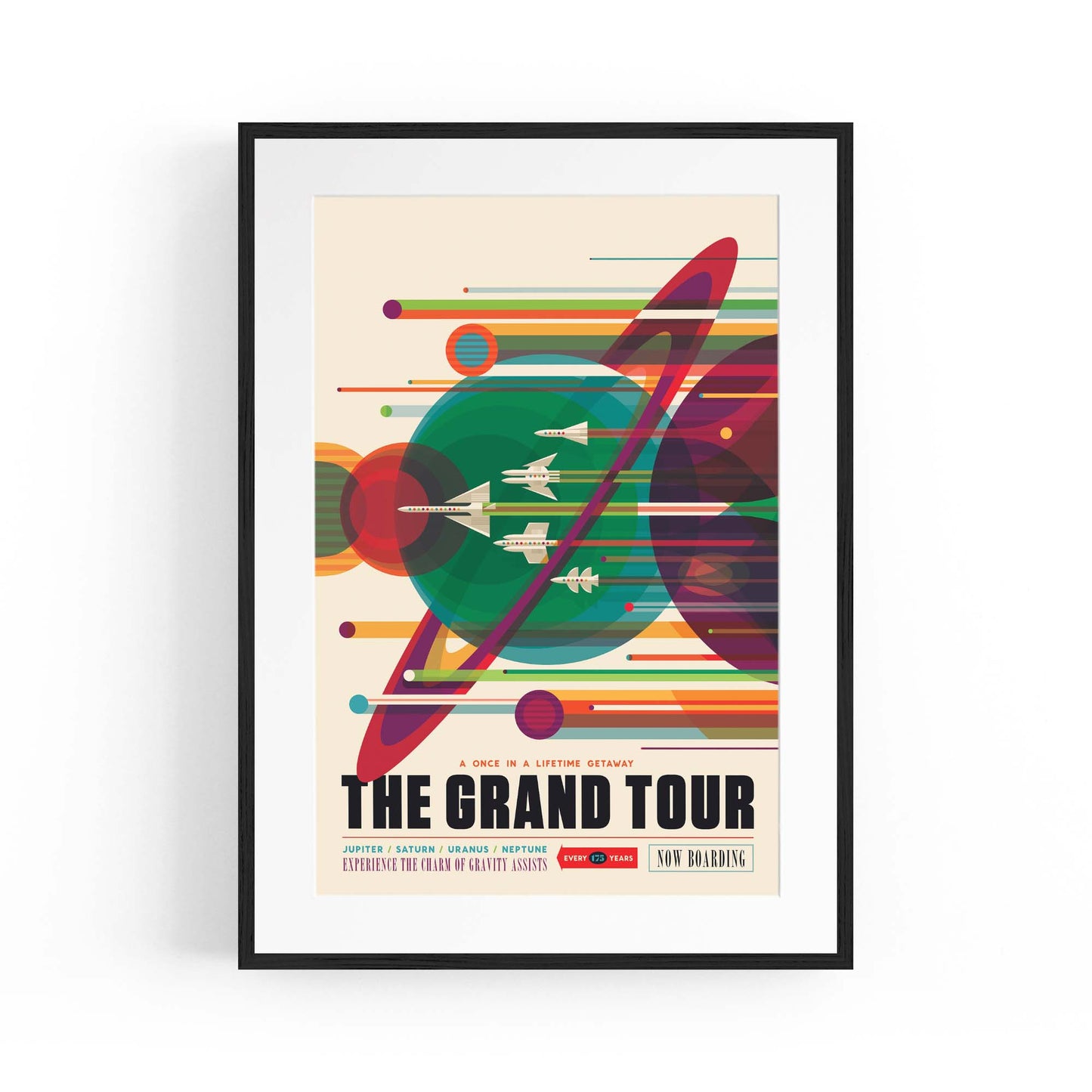 The Grand Tour NASA Space Science Wall Art - The Affordable Art Company