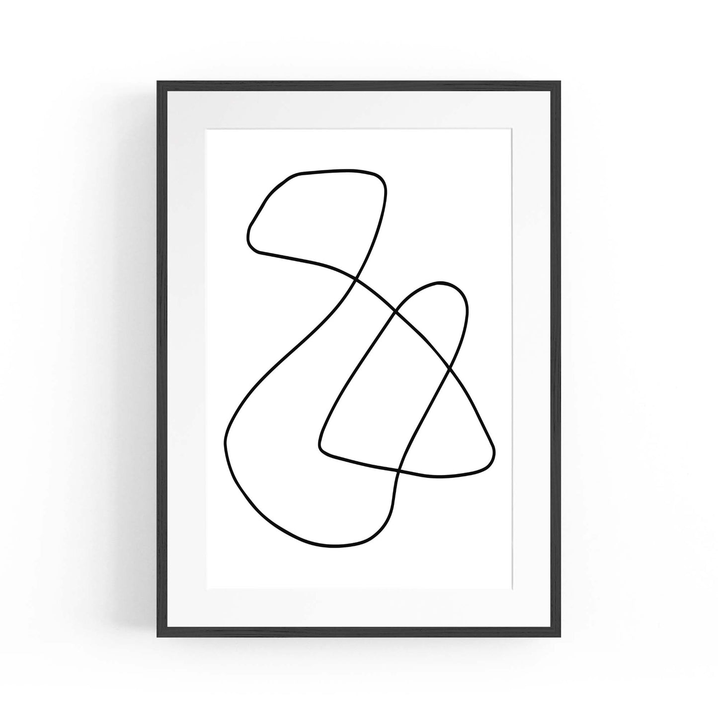 Minimal Abstract Modern Line Artwork Wall Art #4 - The Affordable Art Company