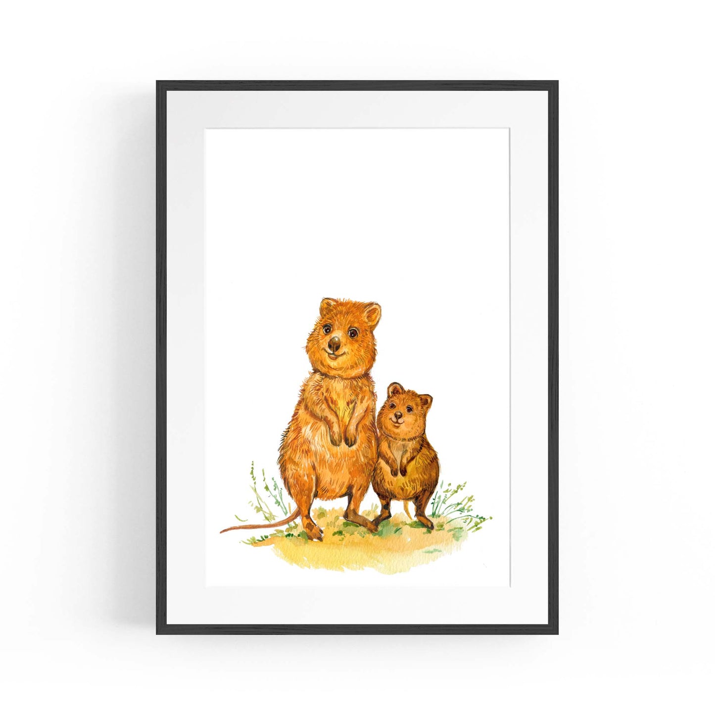 Australian Quokka Painting Animal Nursery Wall Art #2 - The Affordable Art Company