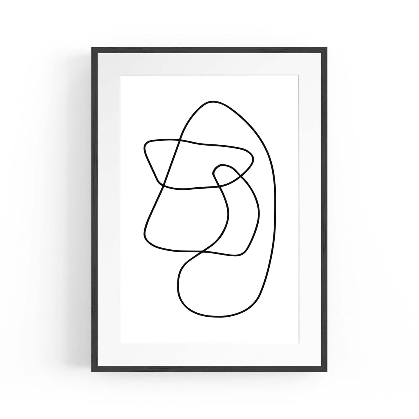 Minimal Abstract Modern Line Artwork Wall Art #3 - The Affordable Art Company