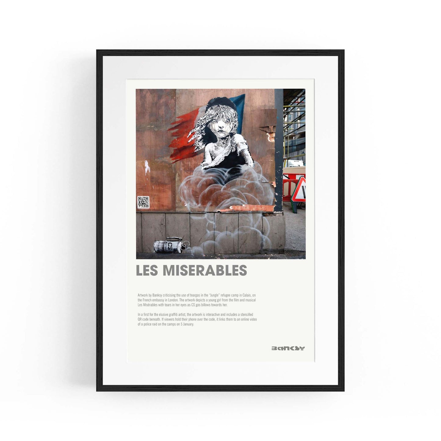 Banksy "Les Miserables" Graffiti Gallery Wall Art - The Affordable Art Company