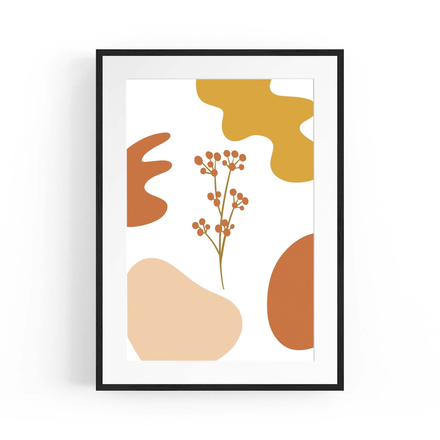 Minimal Berries Abstract Kitchen Wall Art - The Affordable Art Company