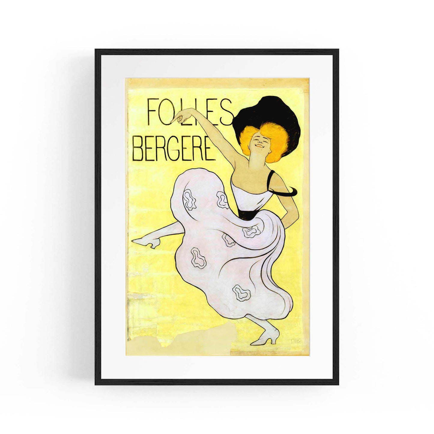 French Folies Vintage Advert Decor Wall Art - The Affordable Art Company