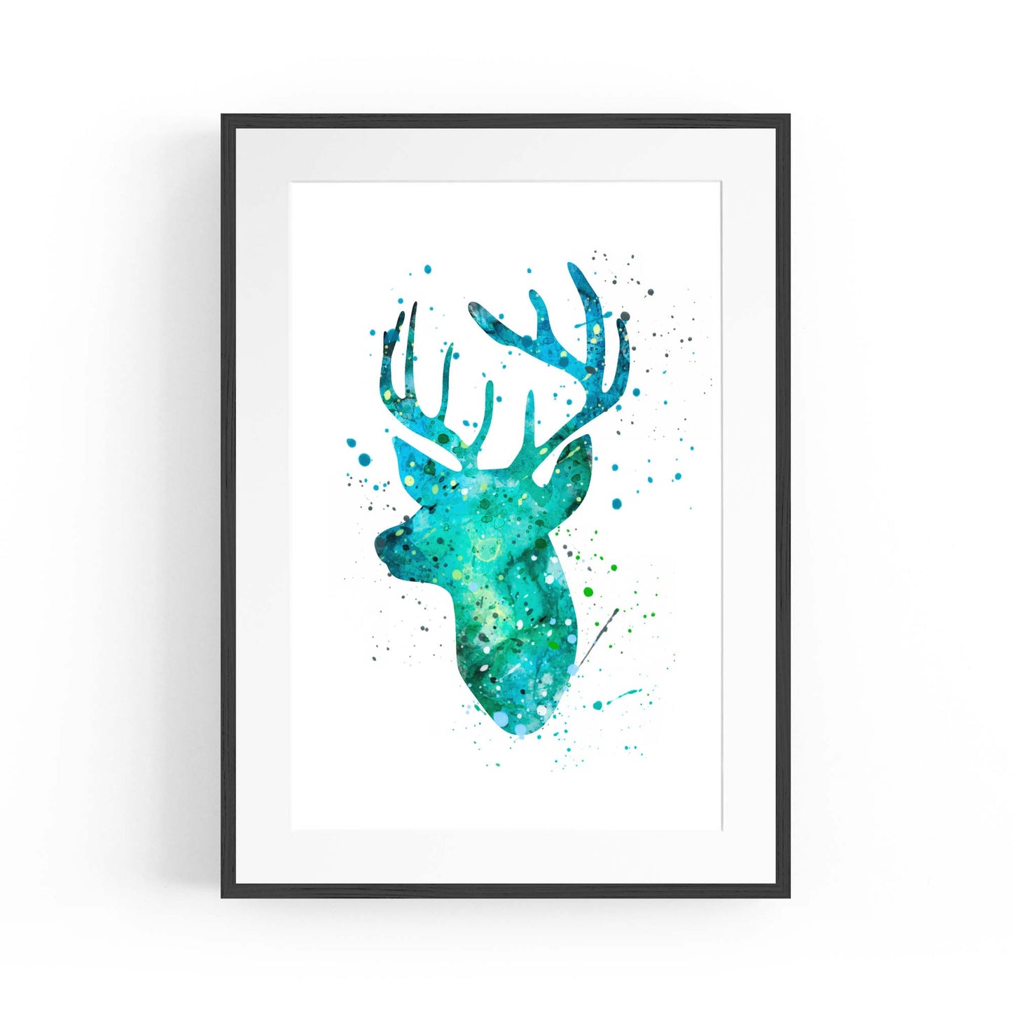 Cute Deer Woodland Animal Nursery Wall Art #1 - The Affordable Art Company