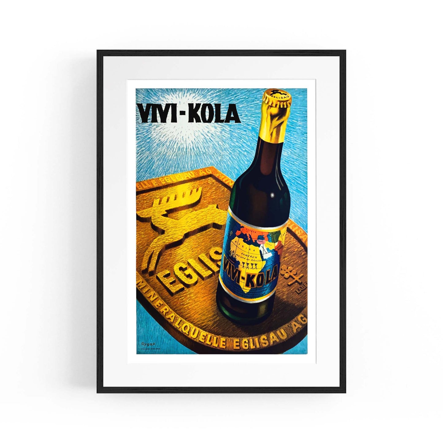 Vivi Kola Vintage Drinks Advert Wall Art - The Affordable Art Company