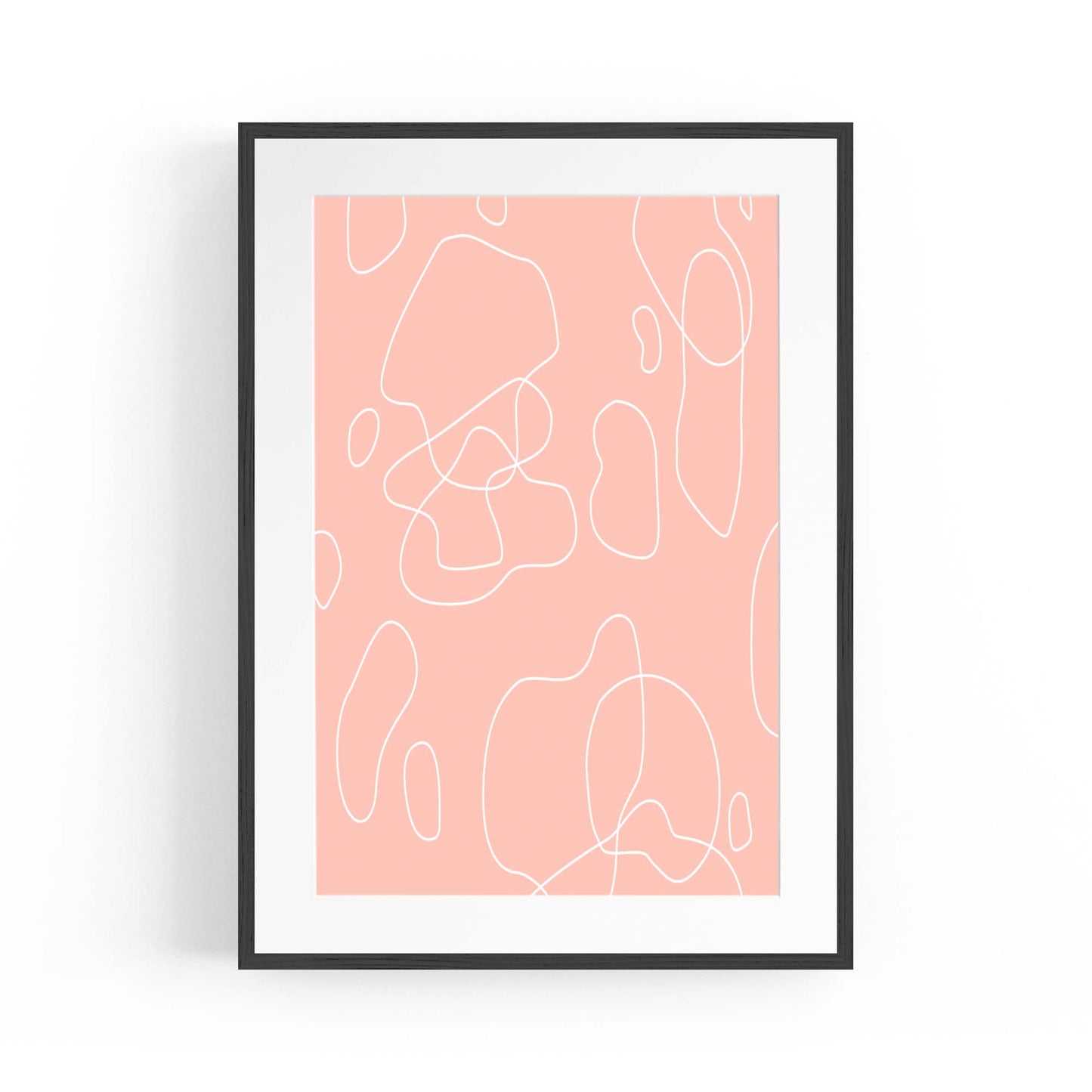 Calm Abstract Minimal Pastel Modern Wall Art #3 - The Affordable Art Company