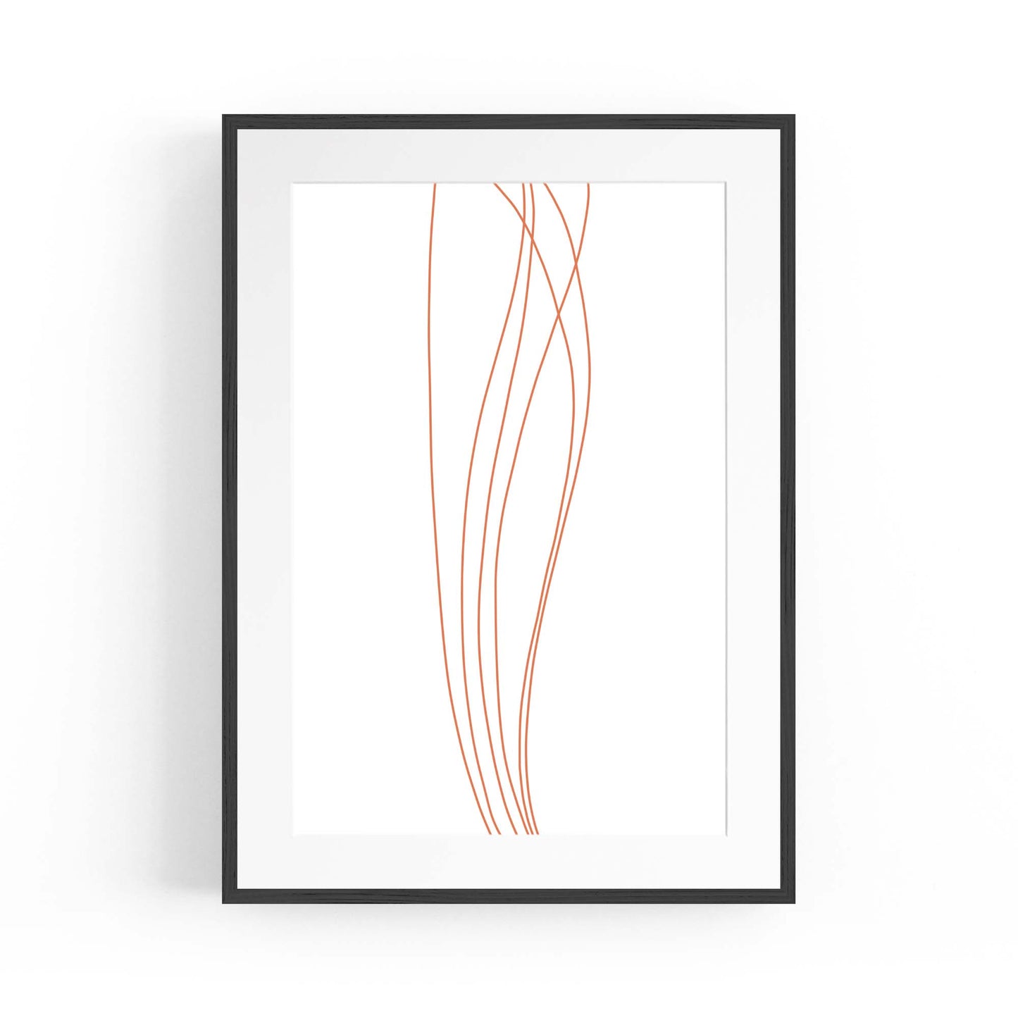 Minimal Waves Line Abstract Wall Art #3 - The Affordable Art Company