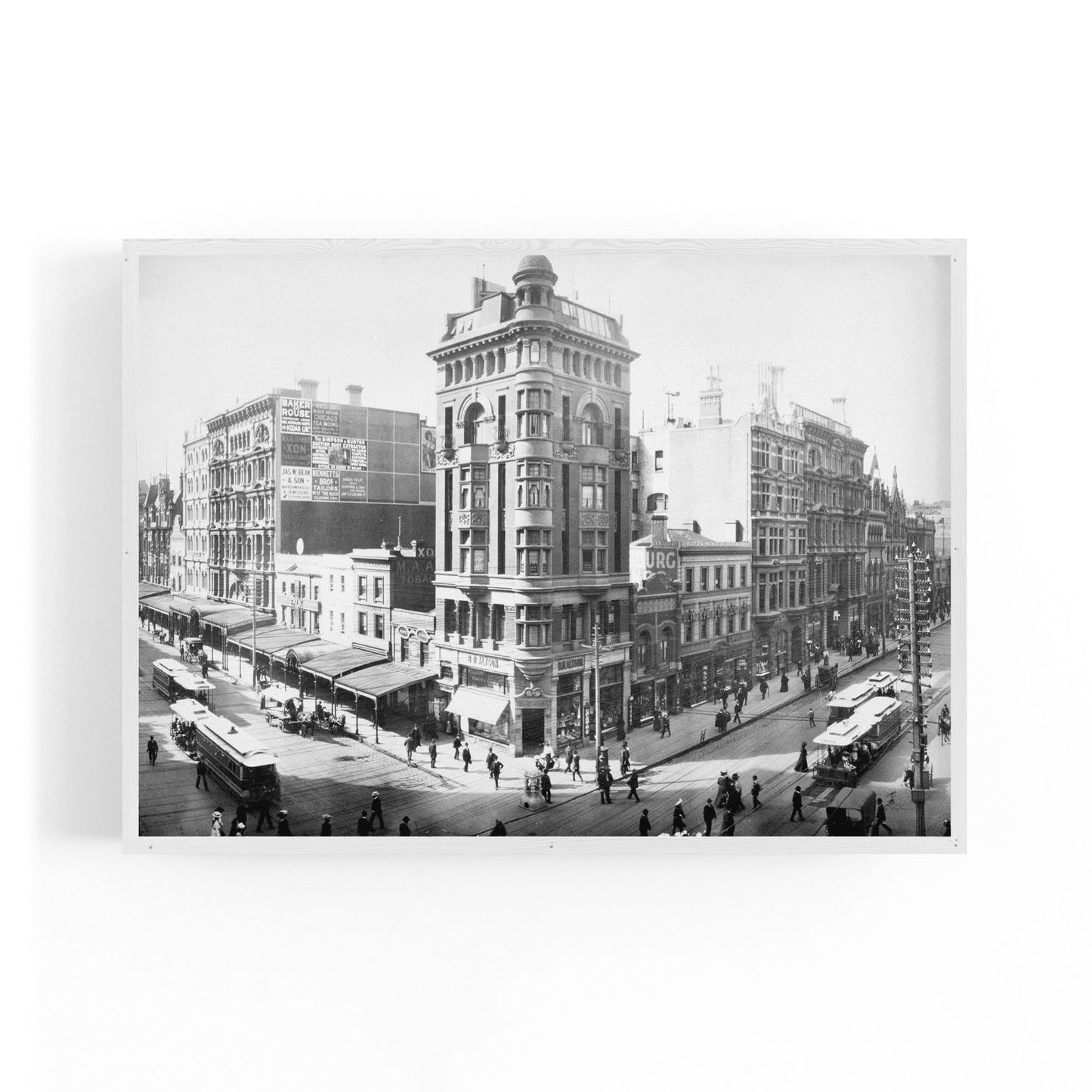 Melbourne Streets Vintage Photograph Wall Art - The Affordable Art Company