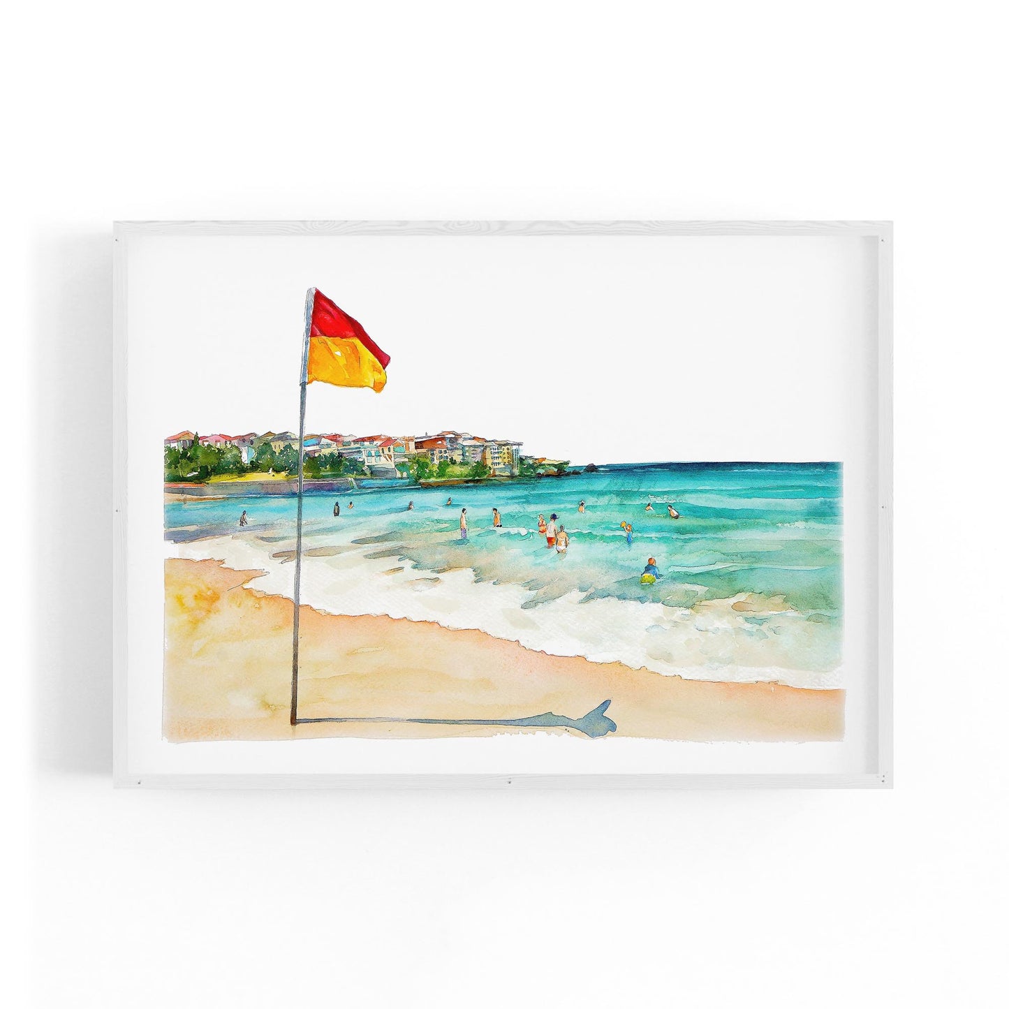 Bondi Beach Sydney Coastal Painting Wall Art - The Affordable Art Company