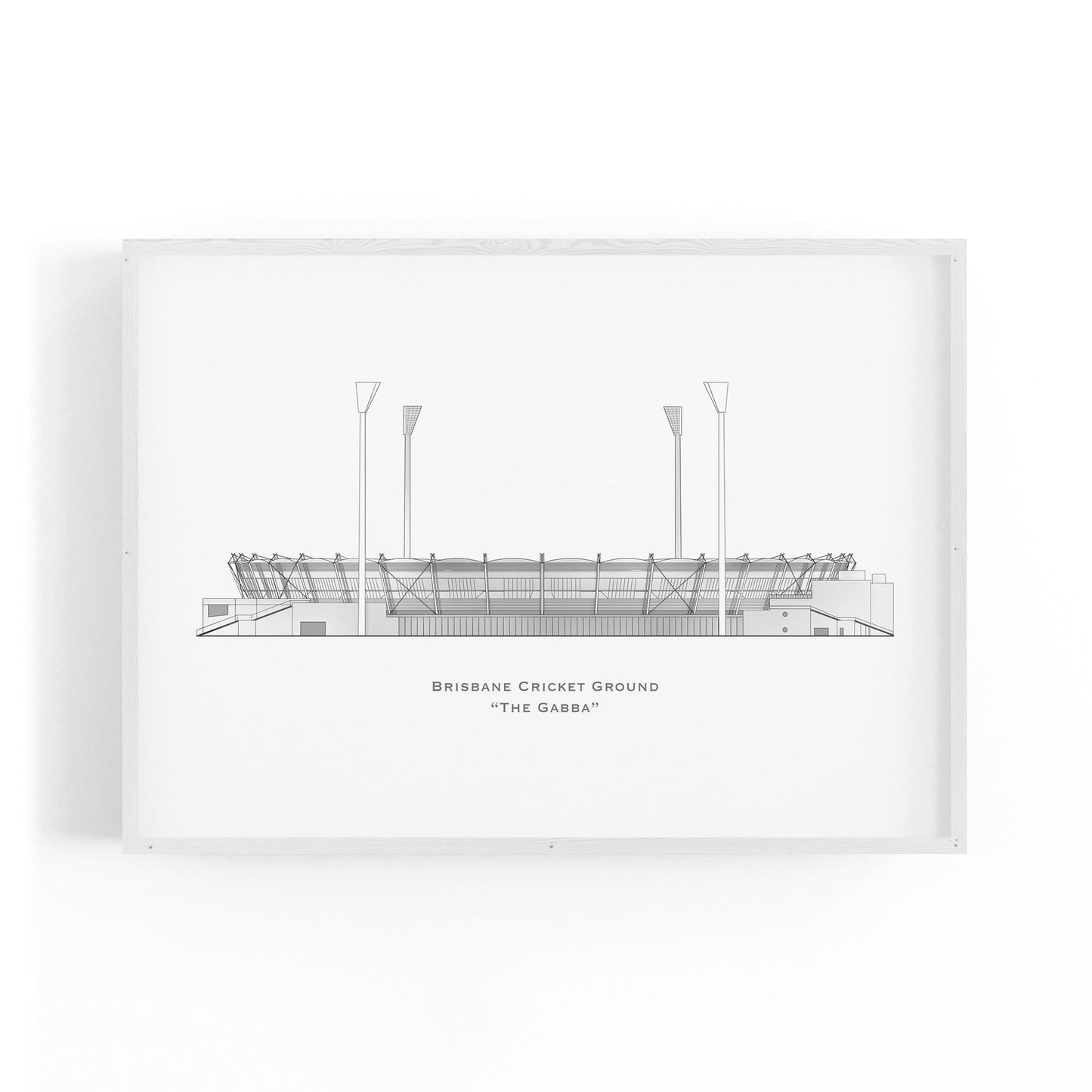 Brisbane Cricket Ground "The Gabba" Original Wall Art - The Affordable Art Company