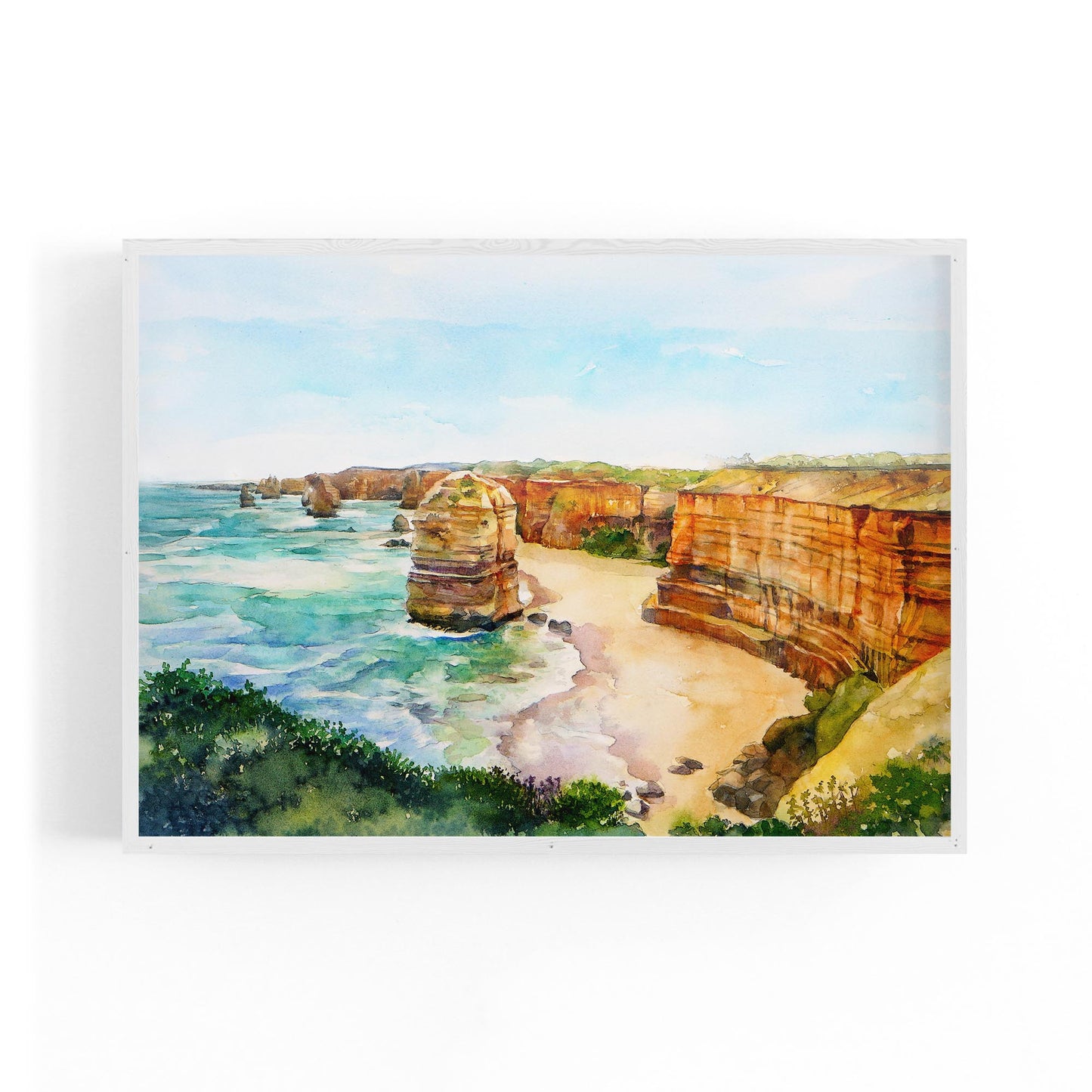 12 Apostles Victoria Melbourne Painting Wall Art - The Affordable Art Company