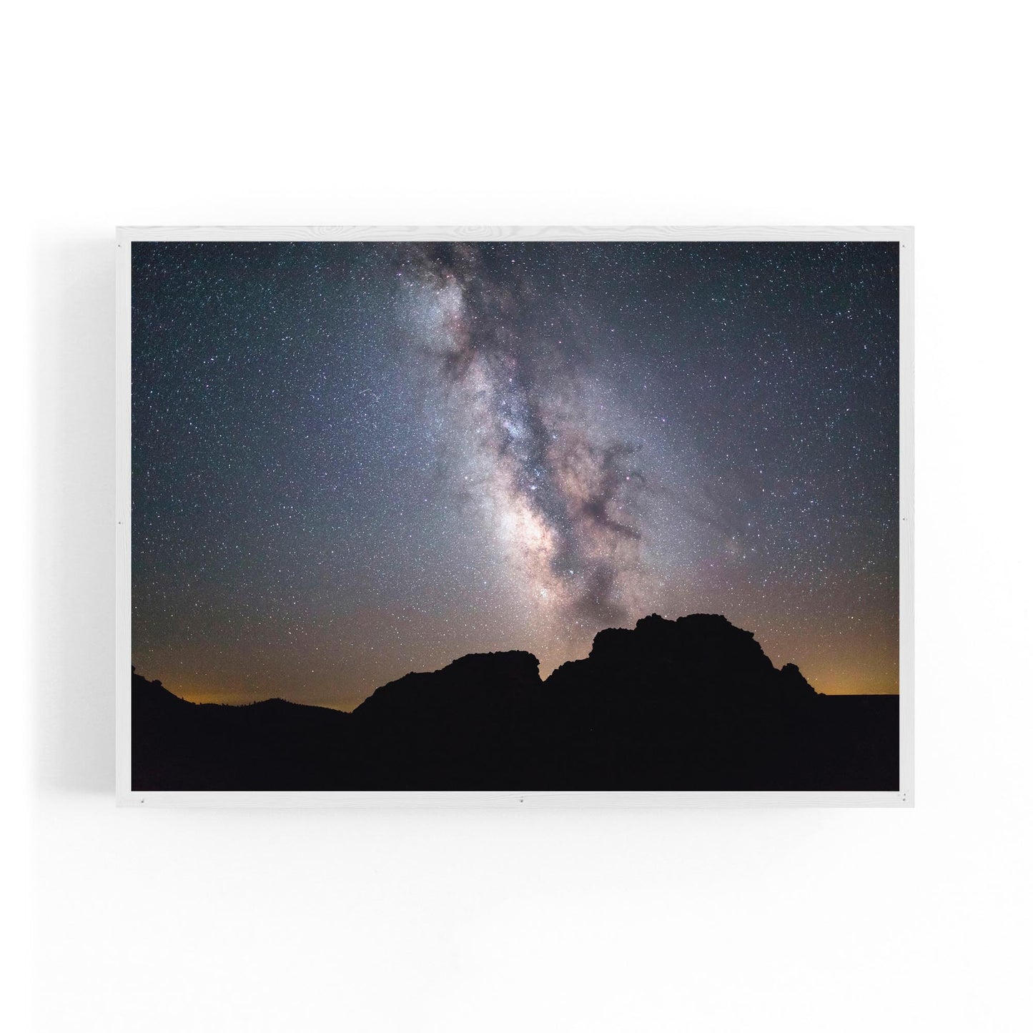 The Milky Way Night Sky Photograph Wall Art - The Affordable Art Company