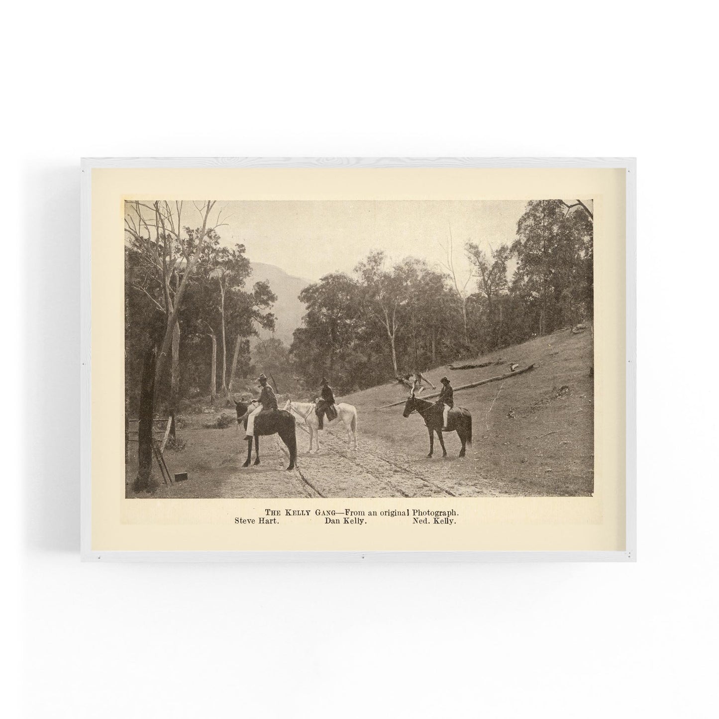 The Kelly Gang Australia Vintage Photograph Art - The Affordable Art Company