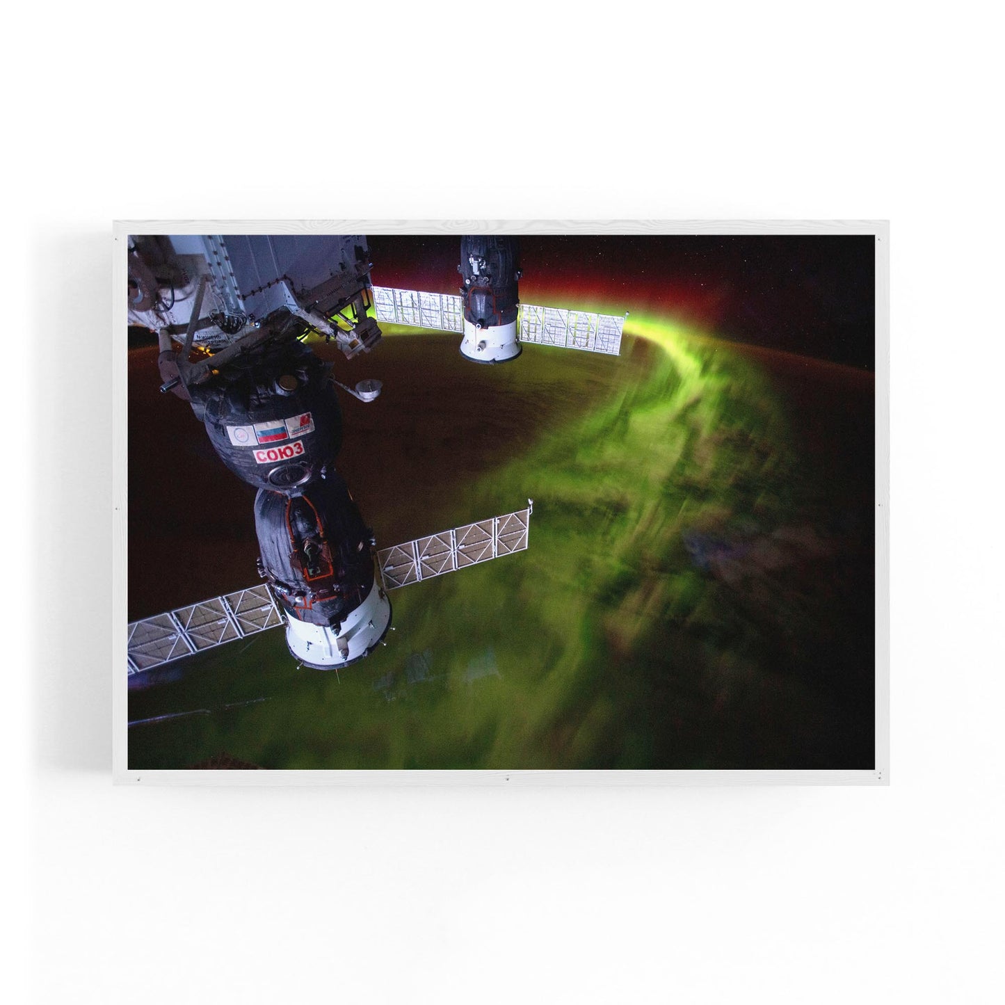 Aurora Australis Photograph Space Wall Art - The Affordable Art Company
