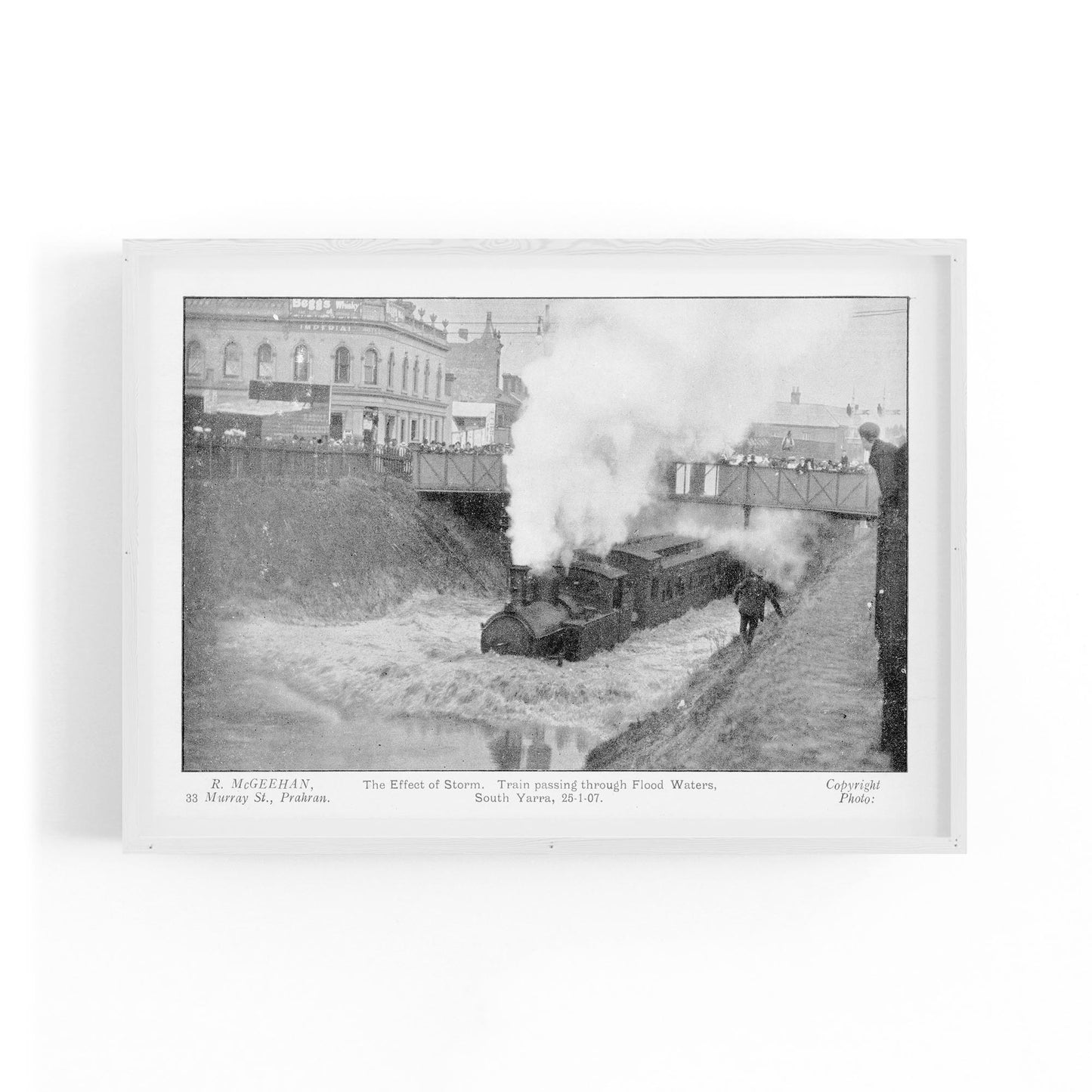 Prahran Station Vintage Photograph Wall Art - The Affordable Art Company