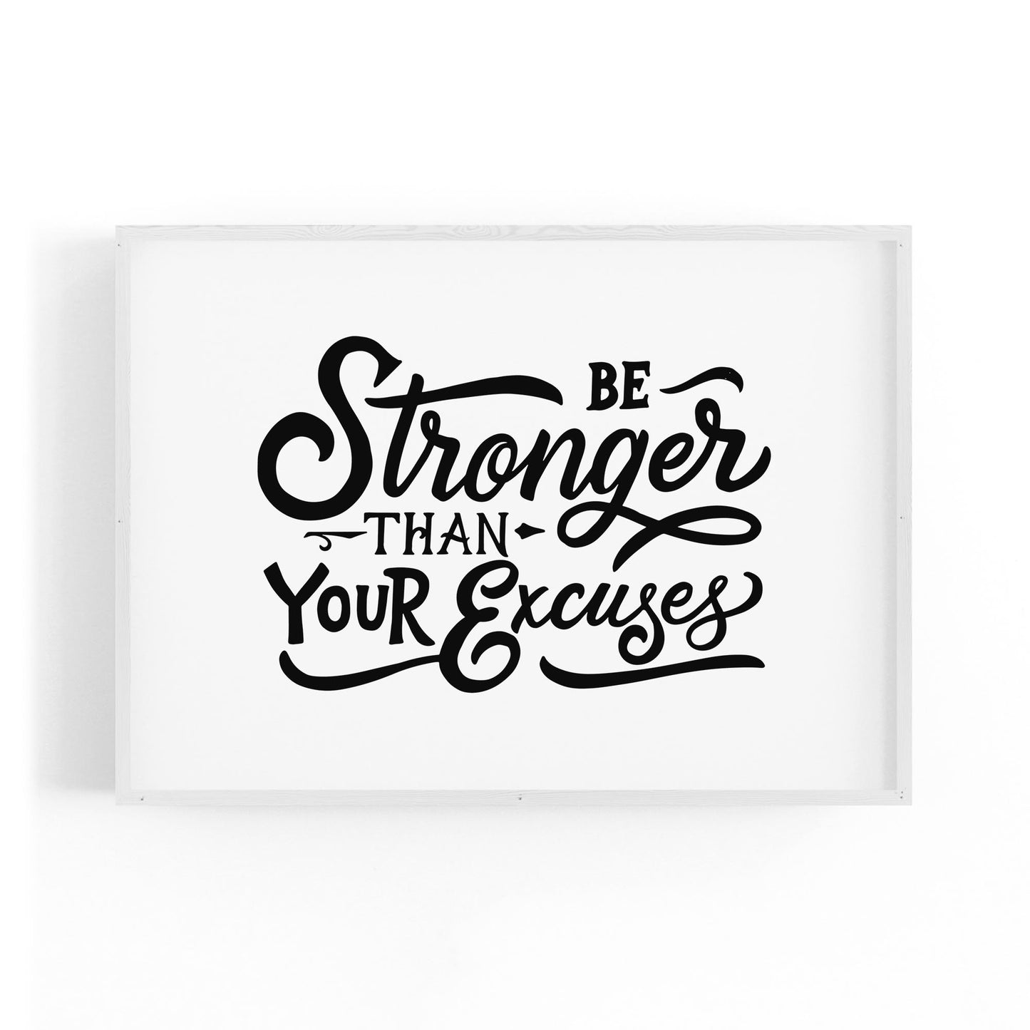 Gym Motivational Quote Fitness Wall Art #2 - The Affordable Art Company