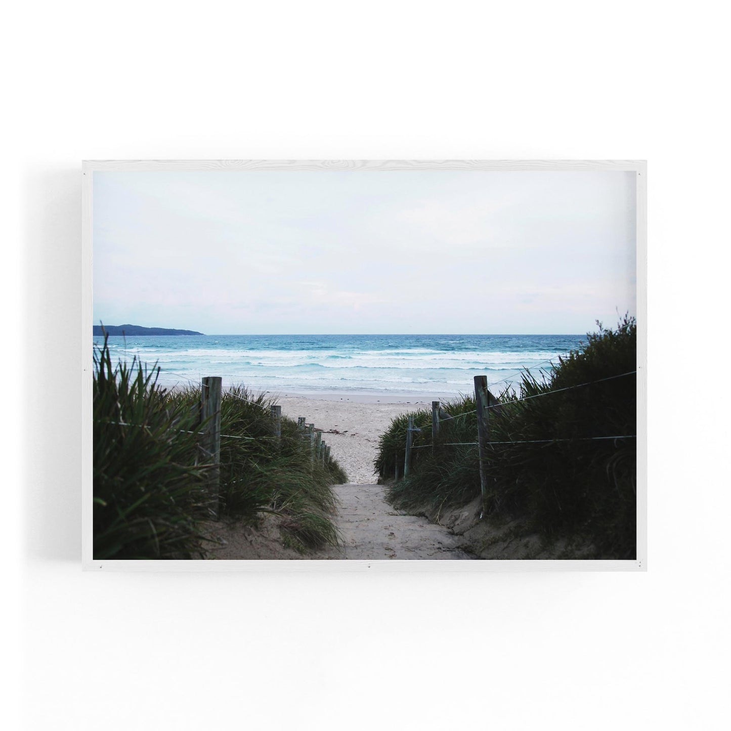 Coastal Beach Photograph Landscape Wall Art - The Affordable Art Company