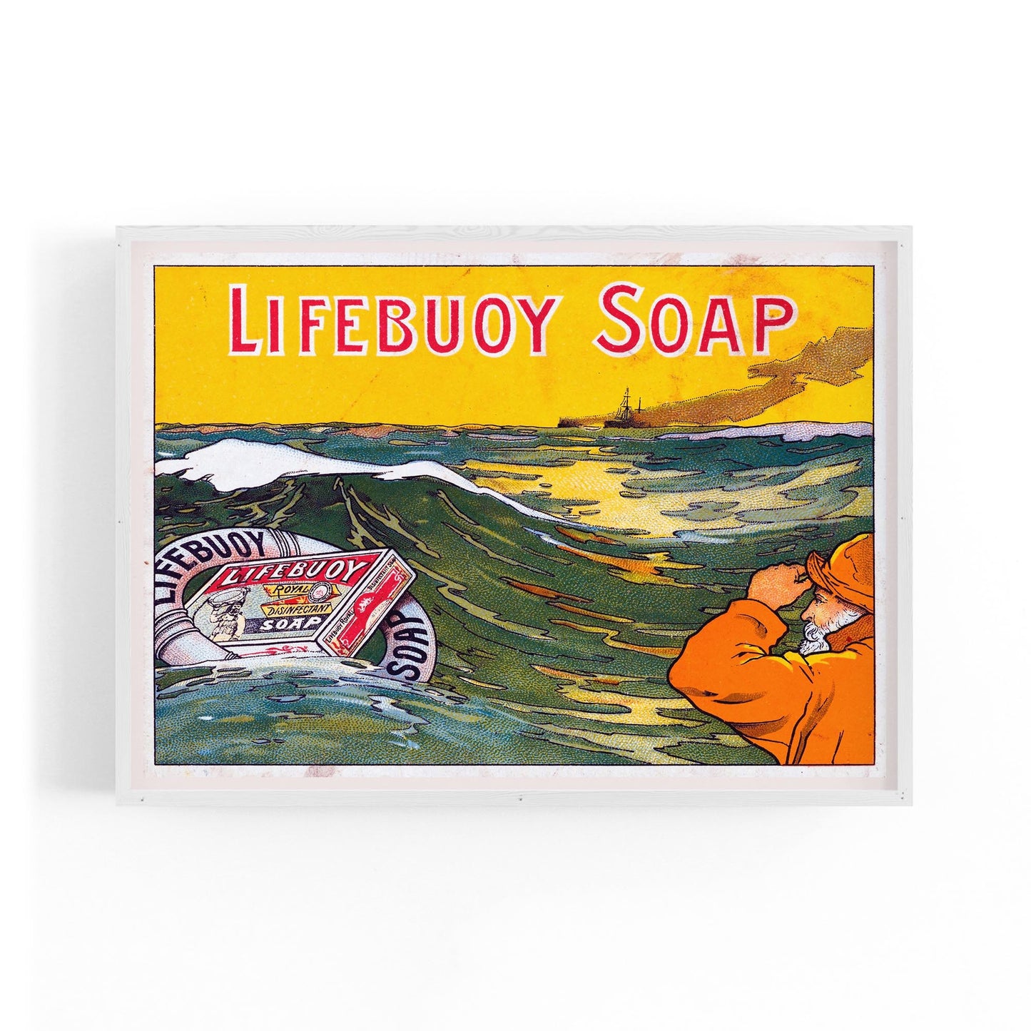 Lifebuoy Soap Laundry Vintage Advert Wall Art - The Affordable Art Company