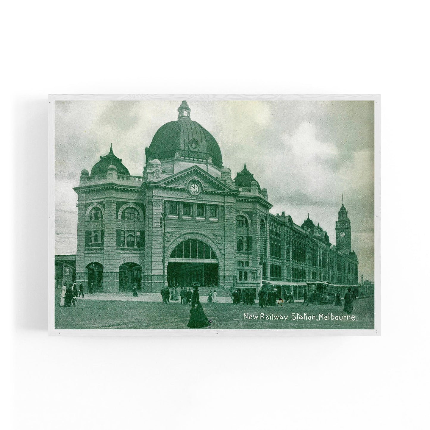 Flinders St Station Melbourne Vintage Photograph Art #4 - The Affordable Art Company