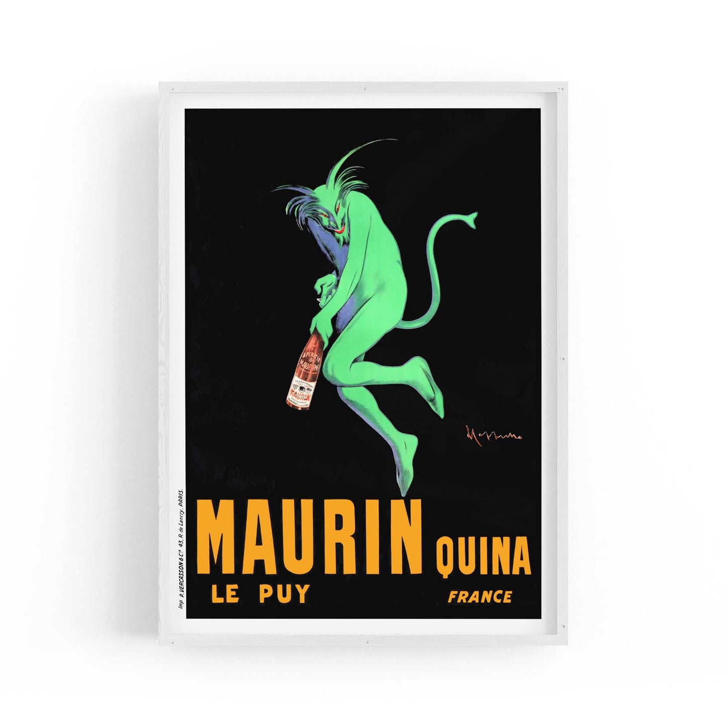 French Maurin Vintage Advert Restaurant Wall Art - The Affordable Art Company