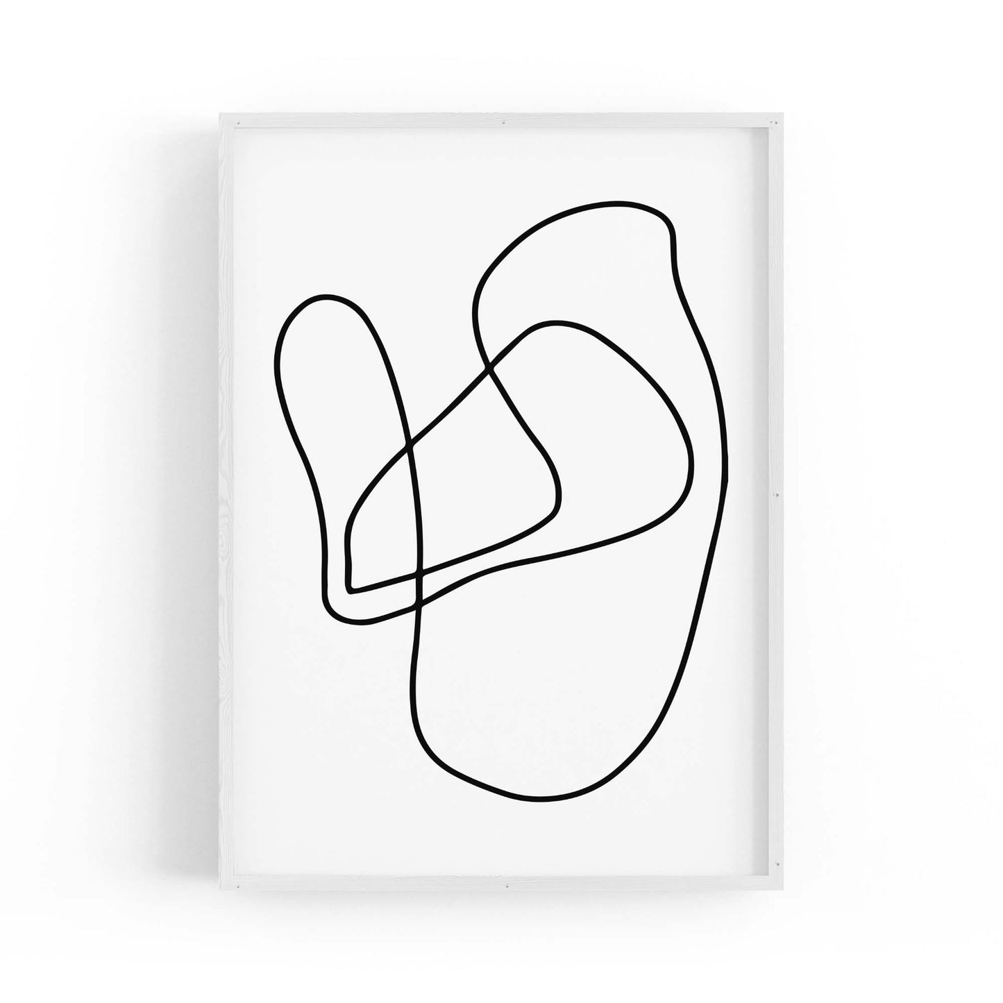 Minimal Abstract Modern Line Artwork Wall Art #7 - The Affordable Art Company