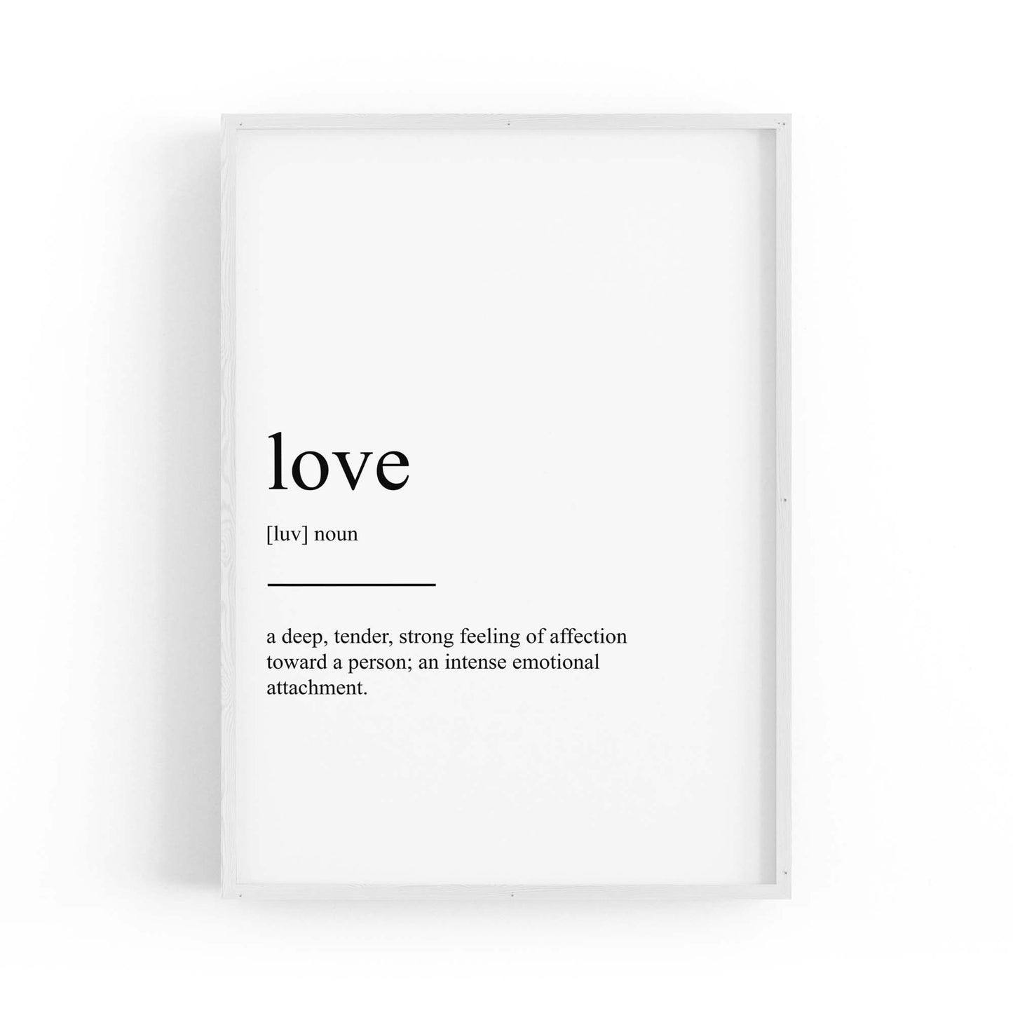 Love Dictionaly Definition Valentines Wall Art - The Affordable Art Company