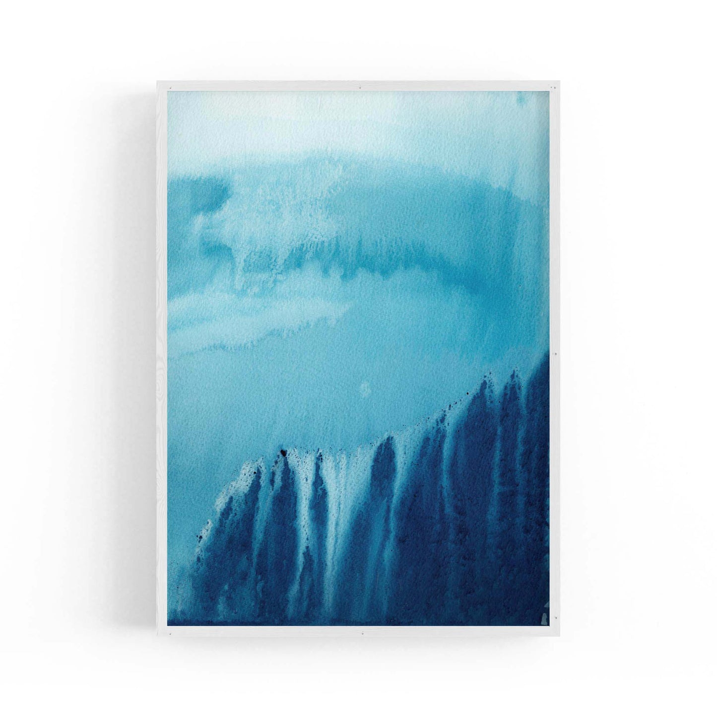 Minimal Blue Painting Abstract Modern Wall Art #13 - The Affordable Art Company