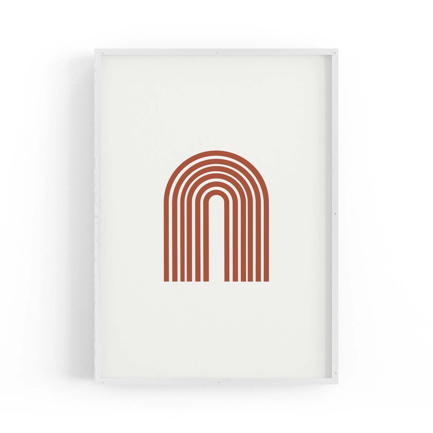 Minimal Pastel Abstract Retro Shapes Wall Art #4 - The Affordable Art Company