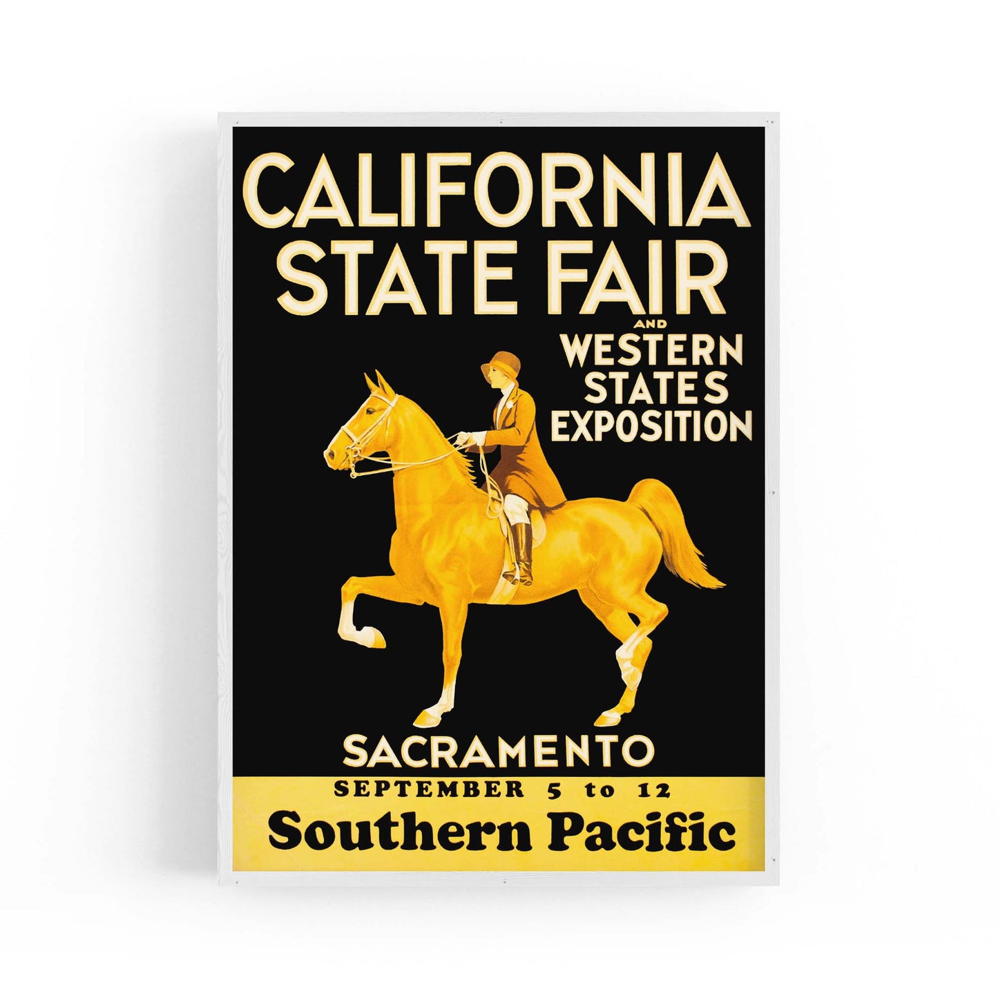 California State Fair Vintage Travel Advert Wall Art - The Affordable Art Company