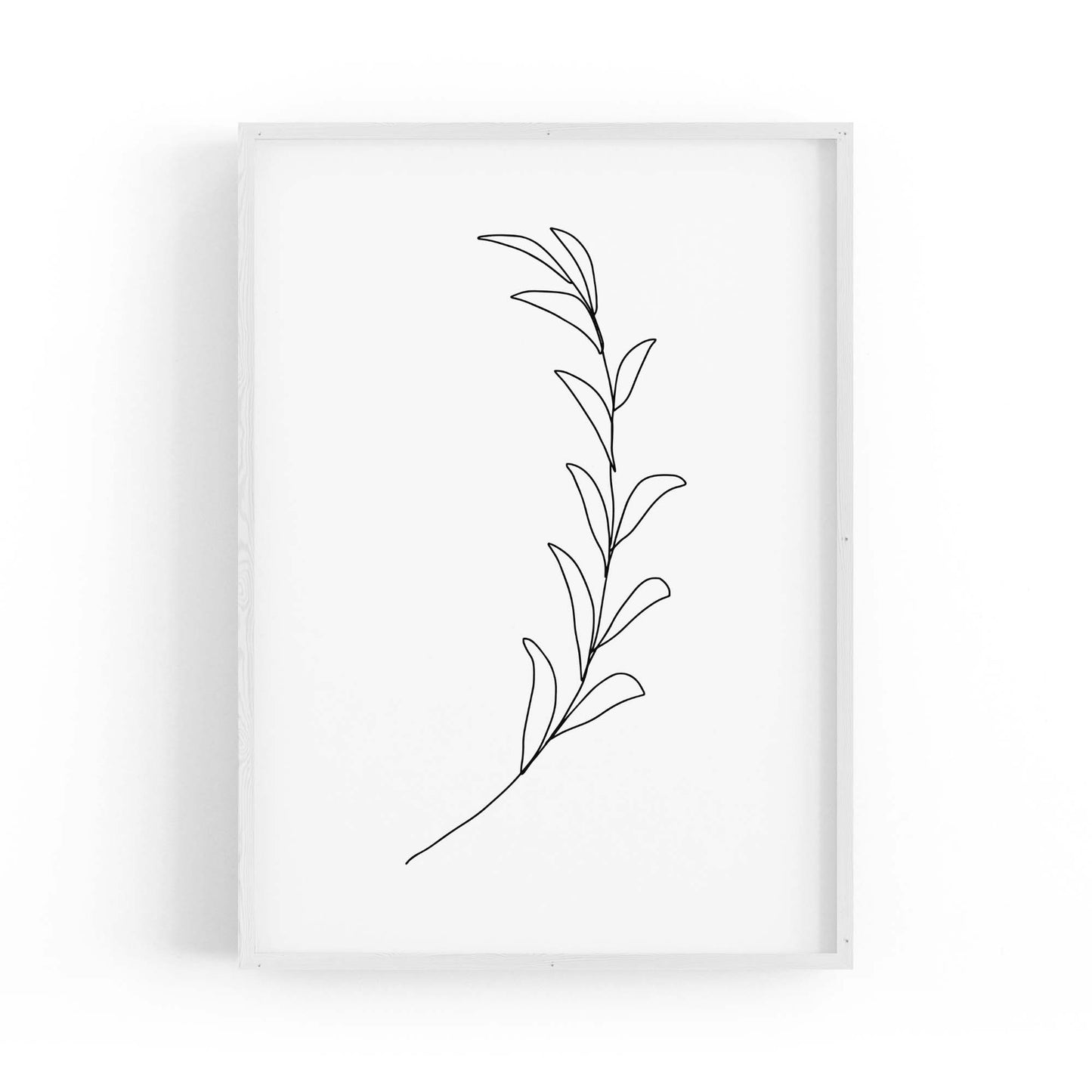 Minimal Floral Drawing Flower Abstract Wall Art #45 - The Affordable Art Company