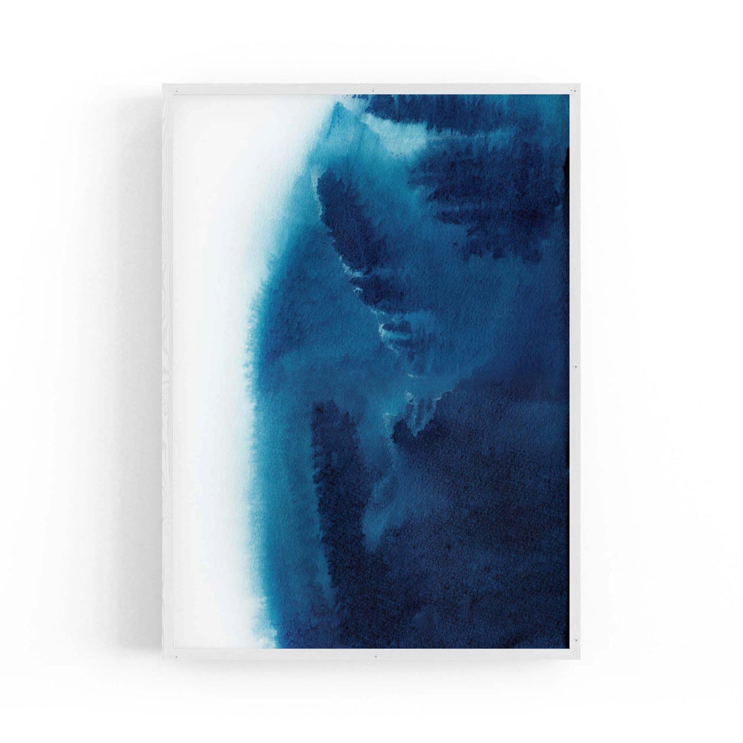 Minimal Blue Painting Abstract Modern Wall Art #10 - The Affordable Art Company