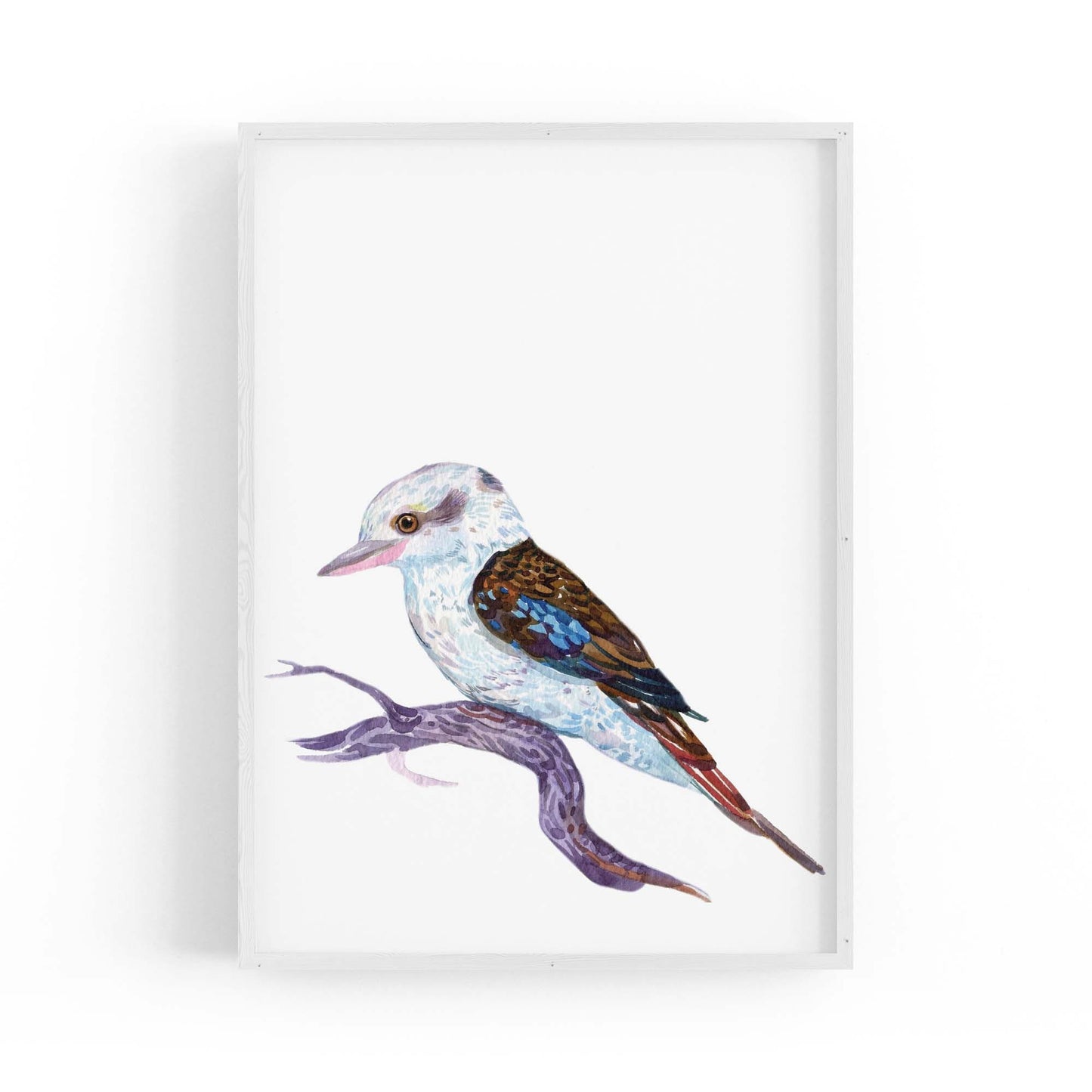 Kookaburra Australian Bird Nursery Painting Wall Art - The Affordable Art Company