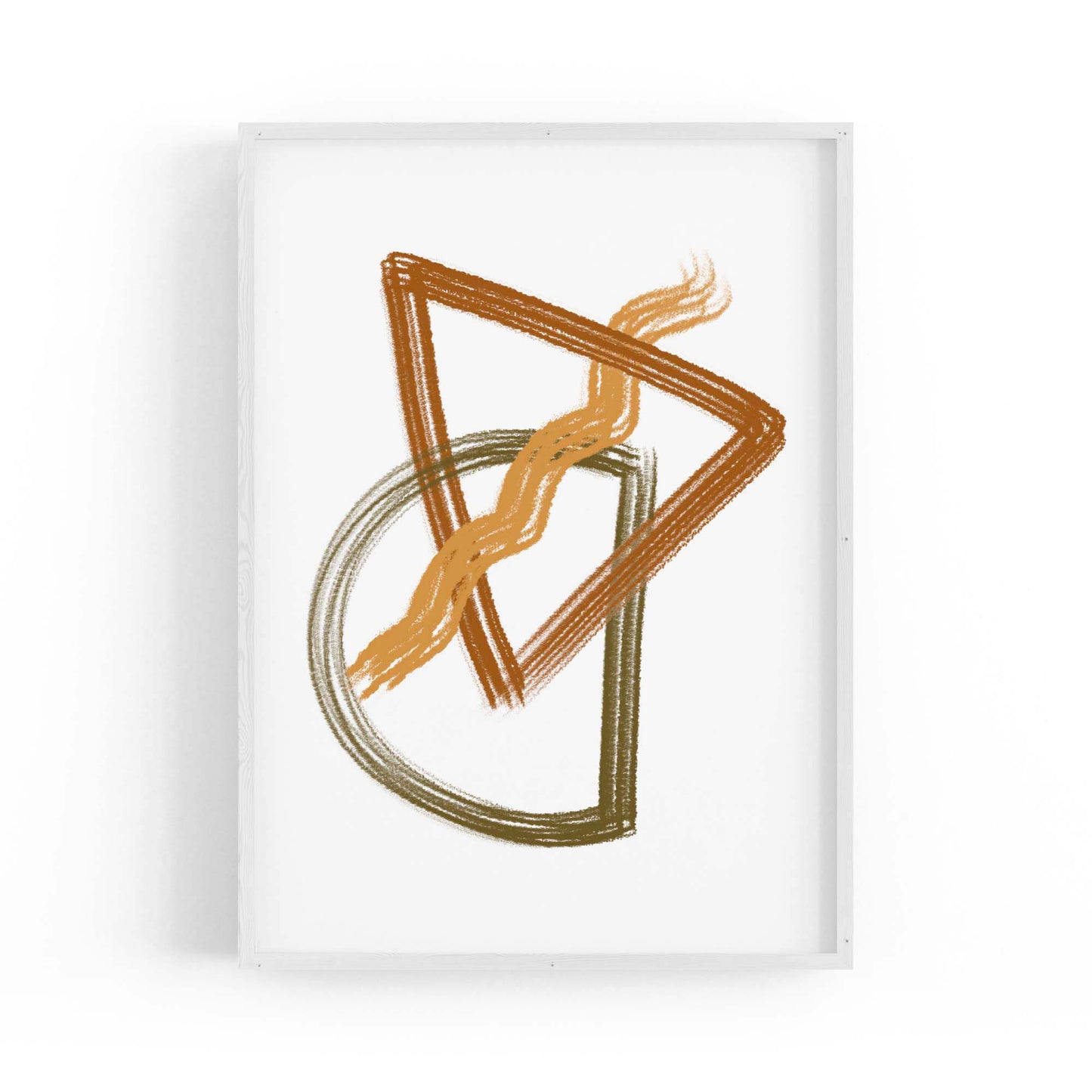 Abstract Minimal Shape Modern Artwork Wall Art #1 - The Affordable Art Company