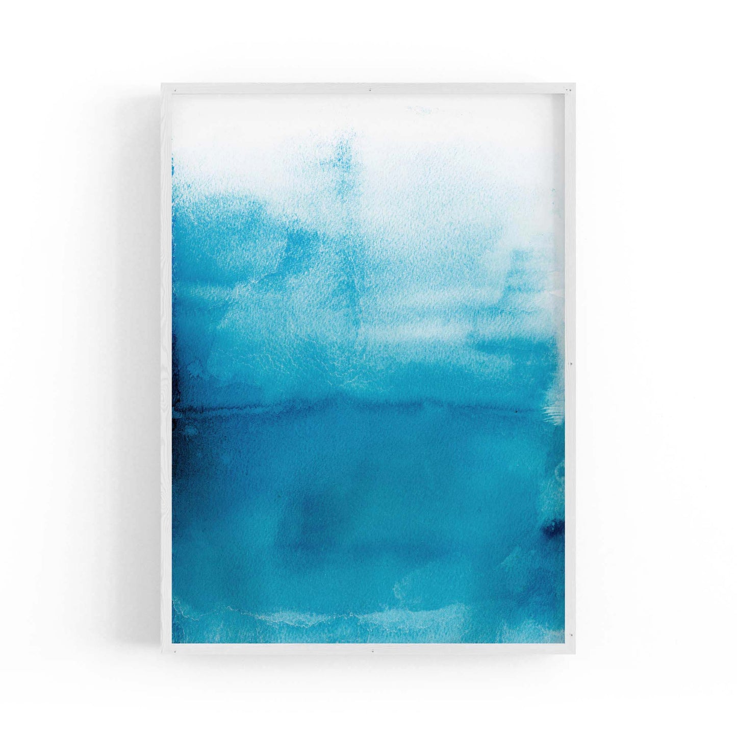 Minimal Blue Painting Abstract Modern Wall Art #16 - The Affordable Art Company