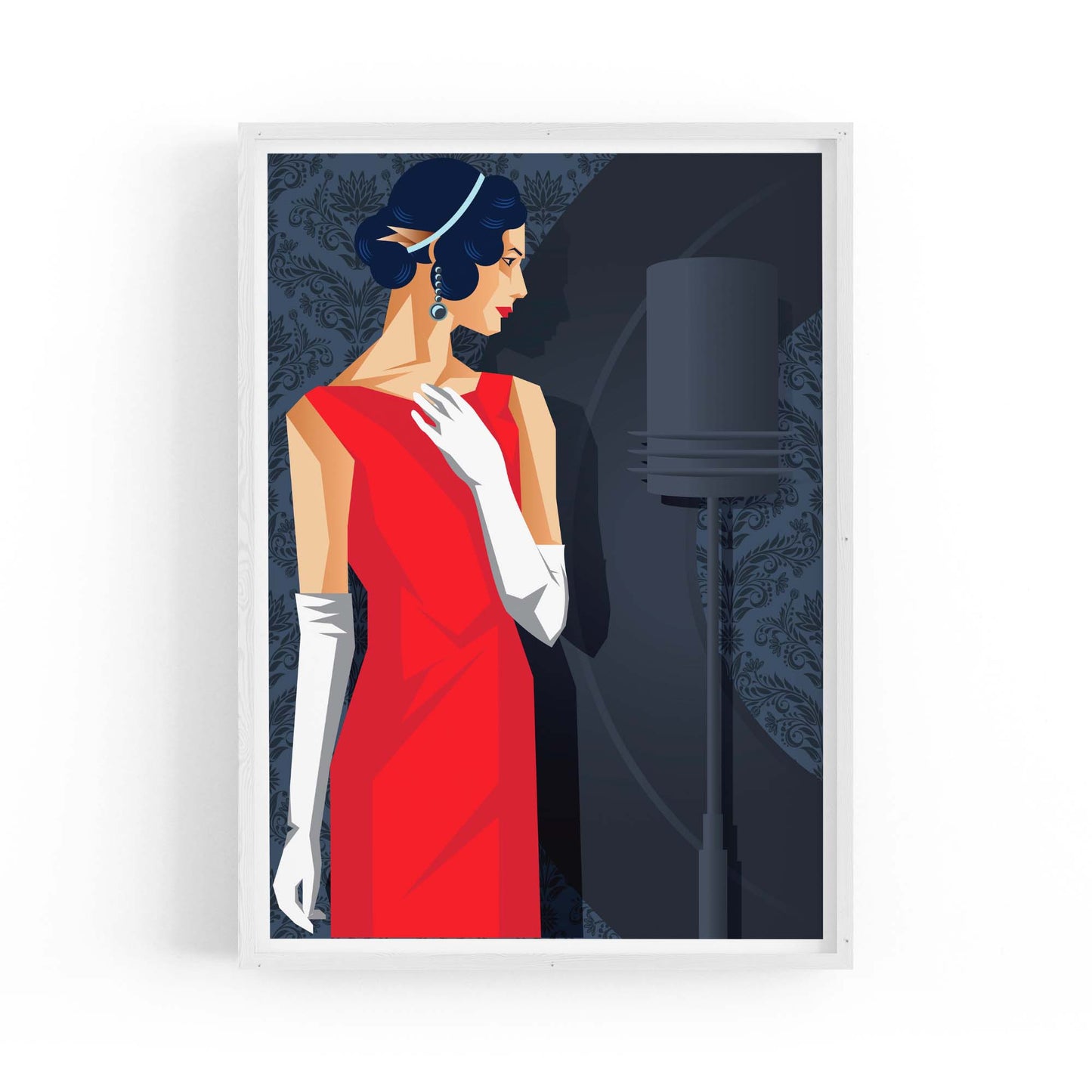 Art Deco New York Fashion Retro Vintage Wall Art #5 - The Affordable Art Company