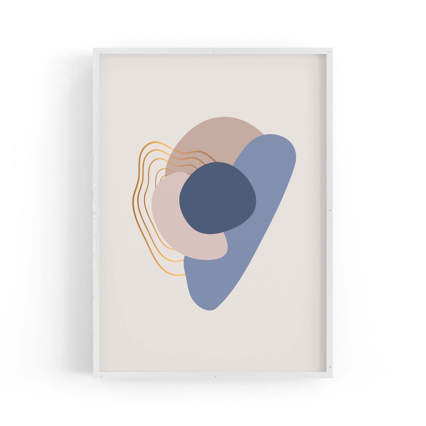 Pale Abstract Shapes Wall Art #8 - The Affordable Art Company