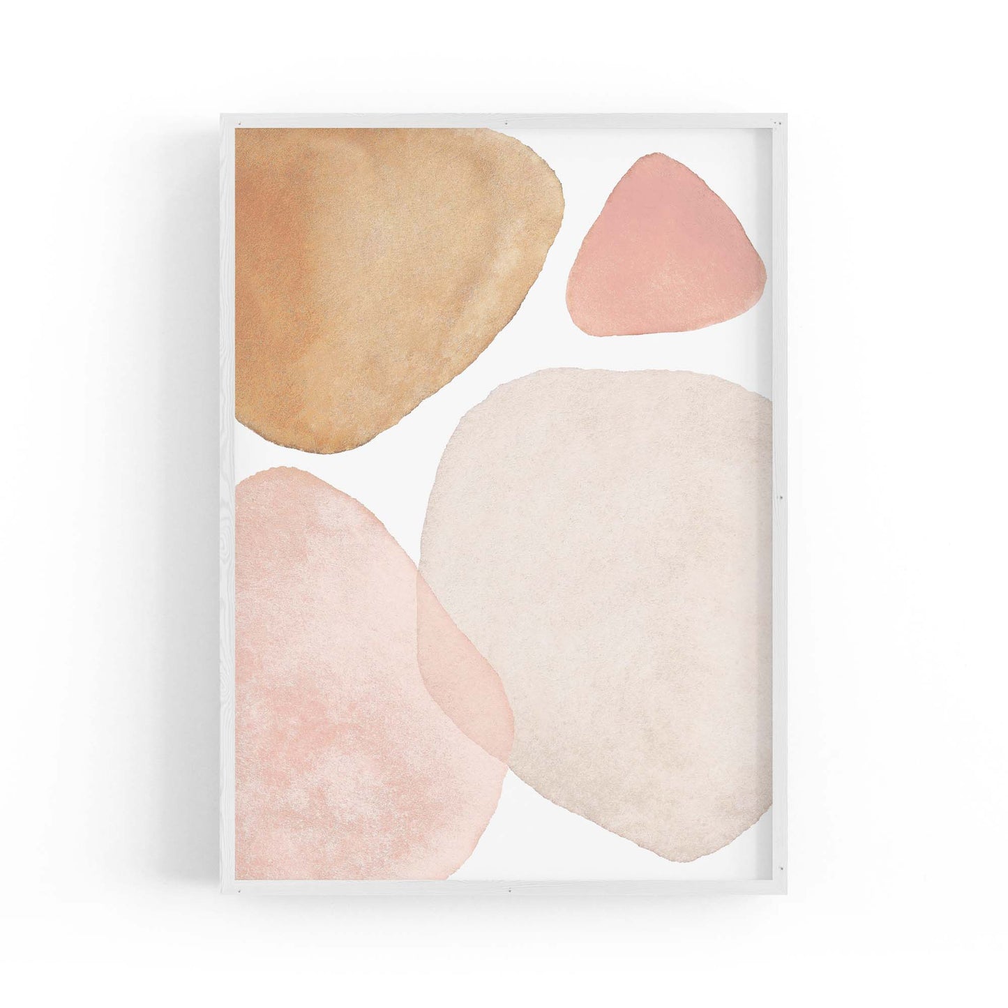 Abstract Modern Watercolour Shapes Painting Wall Art #16 - The Affordable Art Company