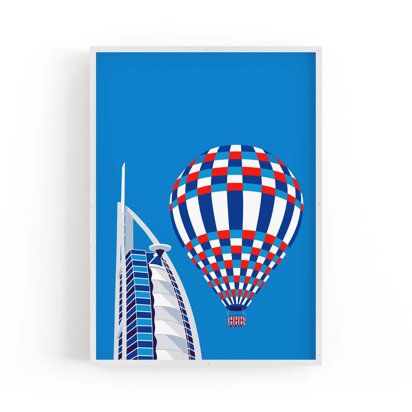Retro Dubai UAE World Travel Vintage Wall Art #2 - The Affordable Art Company
