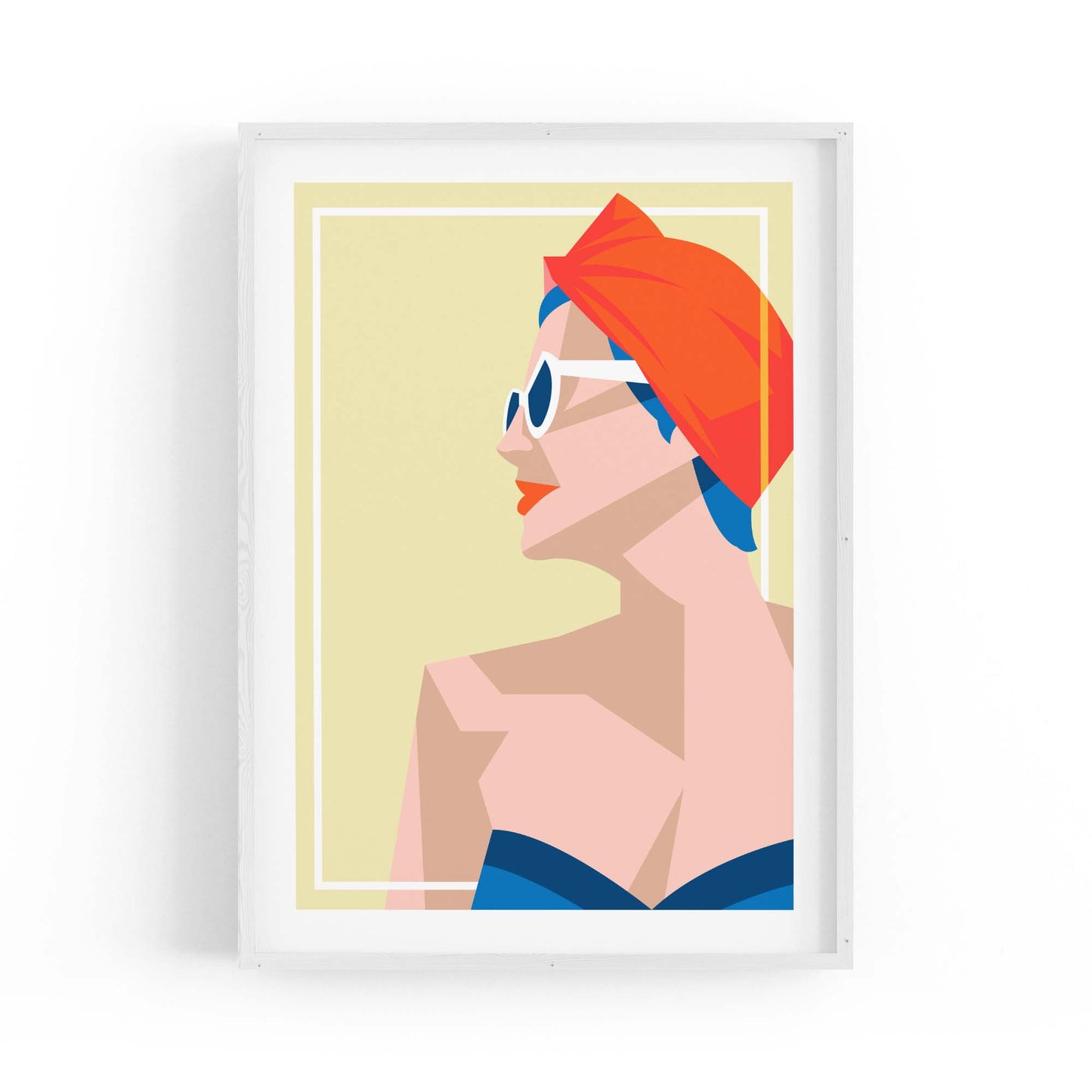 Retro Summer Beach Coastal Fashion Wall Art #2 - The Affordable Art Company