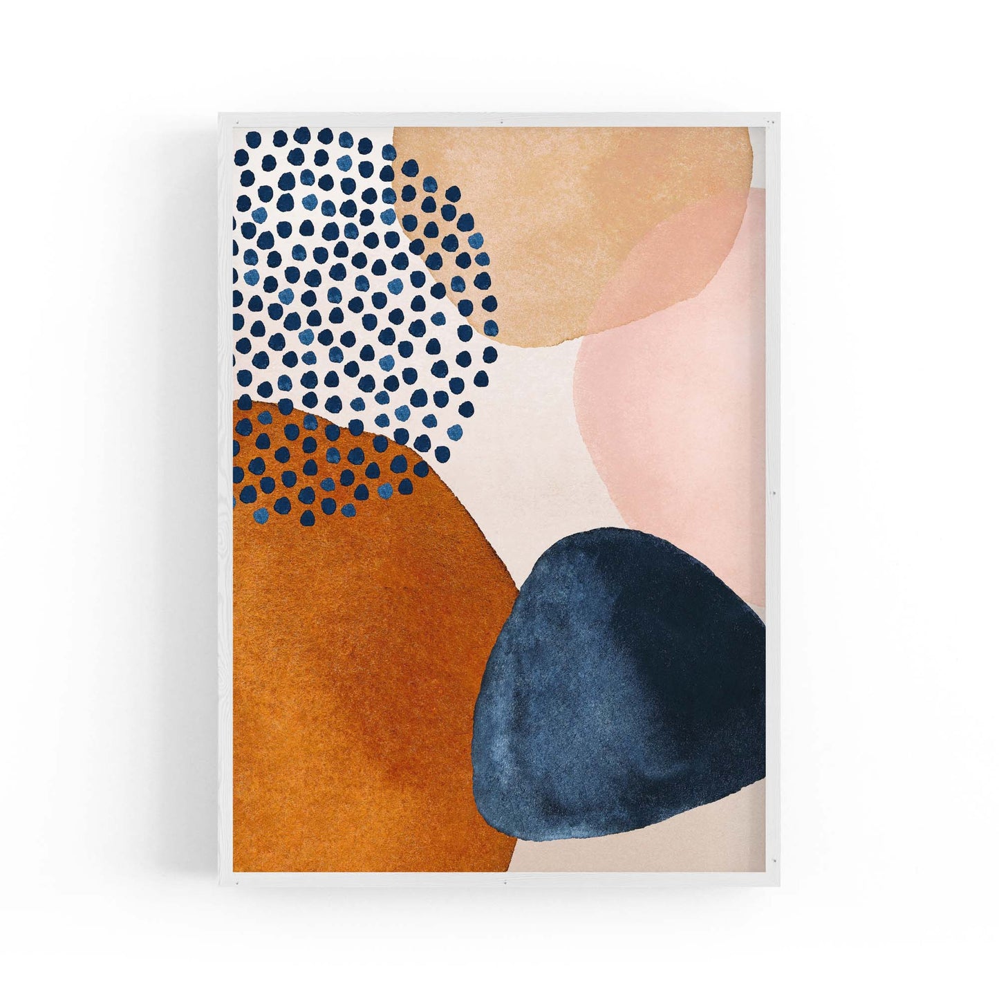 Abstract Modern Watercolour Shapes Painting Wall Art #7 - The Affordable Art Company