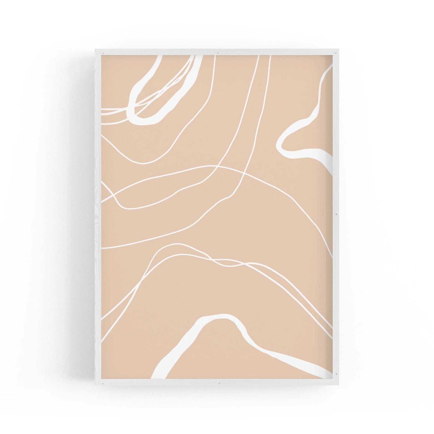 Minimal Pastel Abstract Retro Shapes Wall Art #7 - The Affordable Art Company