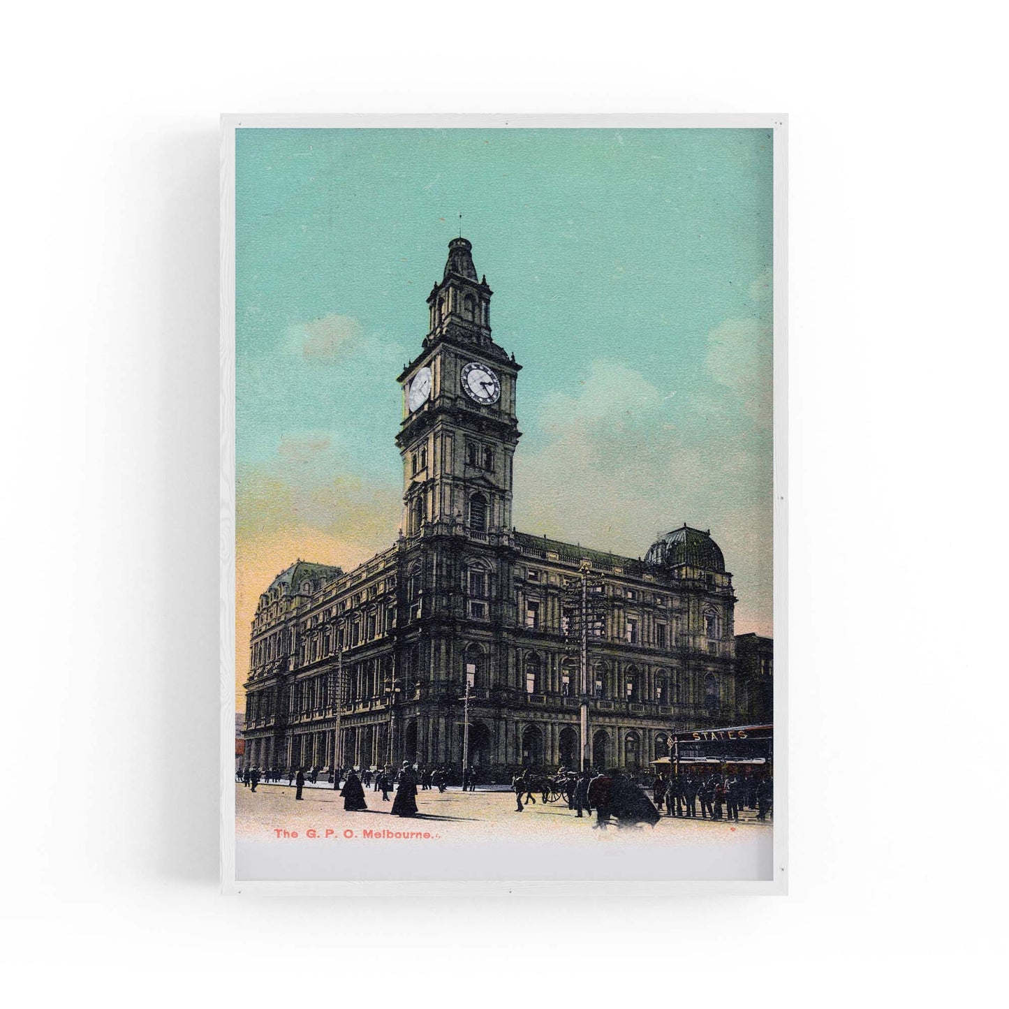 General Post Office, Melbourne Vintage Wall Art #1 - The Affordable Art Company