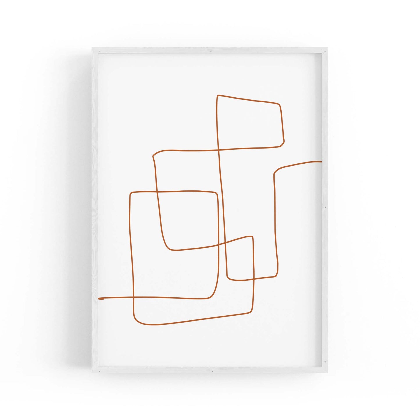 Minimal Line Drawing Abstract Wall Art #10 - The Affordable Art Company