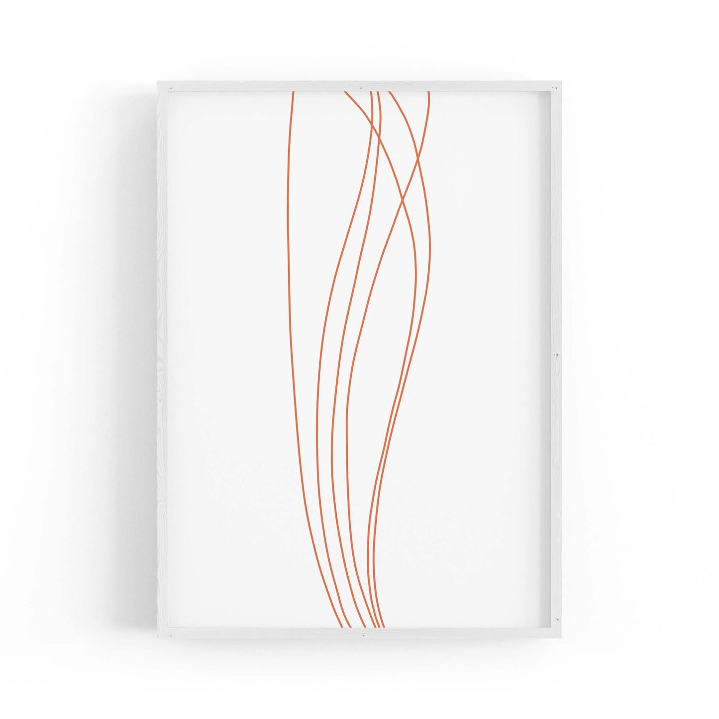 Minimal Waves Line Abstract Wall Art #3 - The Affordable Art Company
