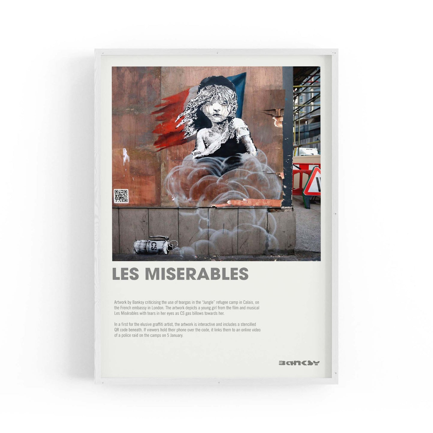 Banksy "Les Miserables" Graffiti Gallery Wall Art - The Affordable Art Company