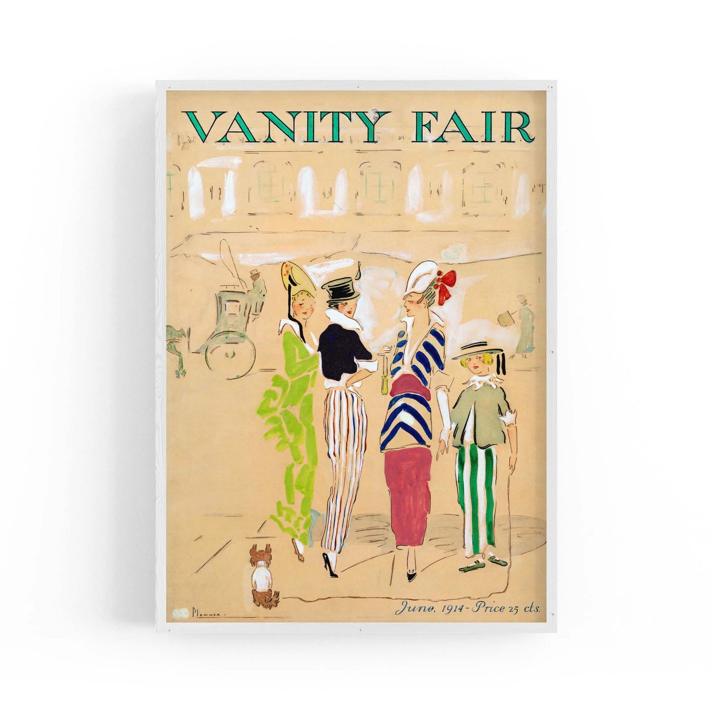Vintage Vanity Fair Fashion Wall Art - The Affordable Art Company