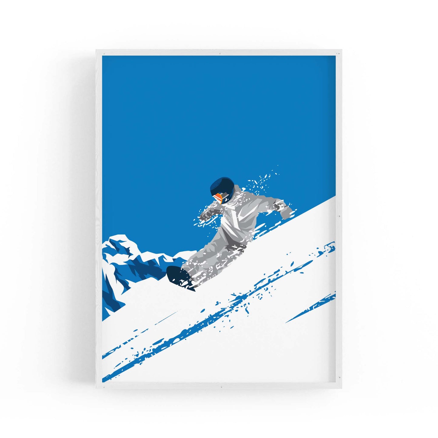 Retro Snowboard Vintage Winter Cabin Wall Art #3 - The Affordable Art Company