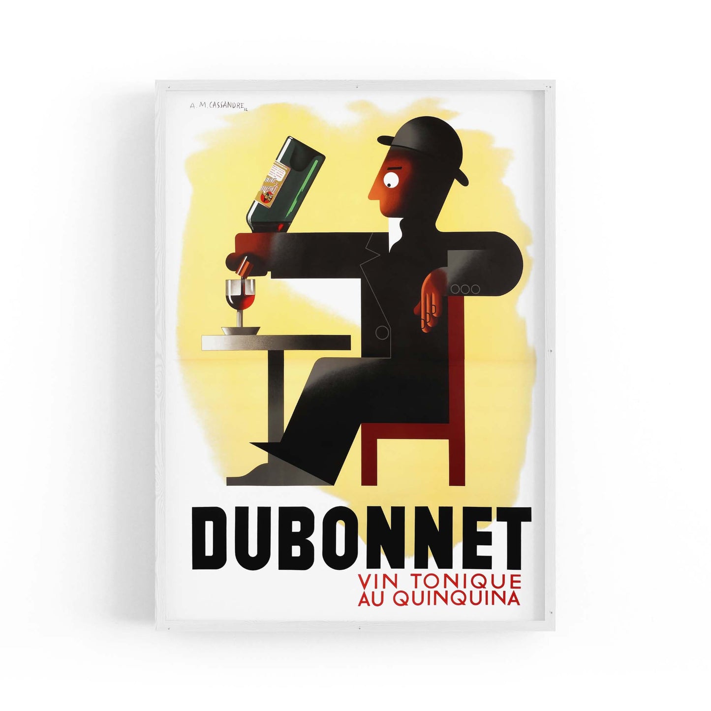 Vin Tonique Dubonnet Vintage Advert Wall Art - The Affordable Art Company