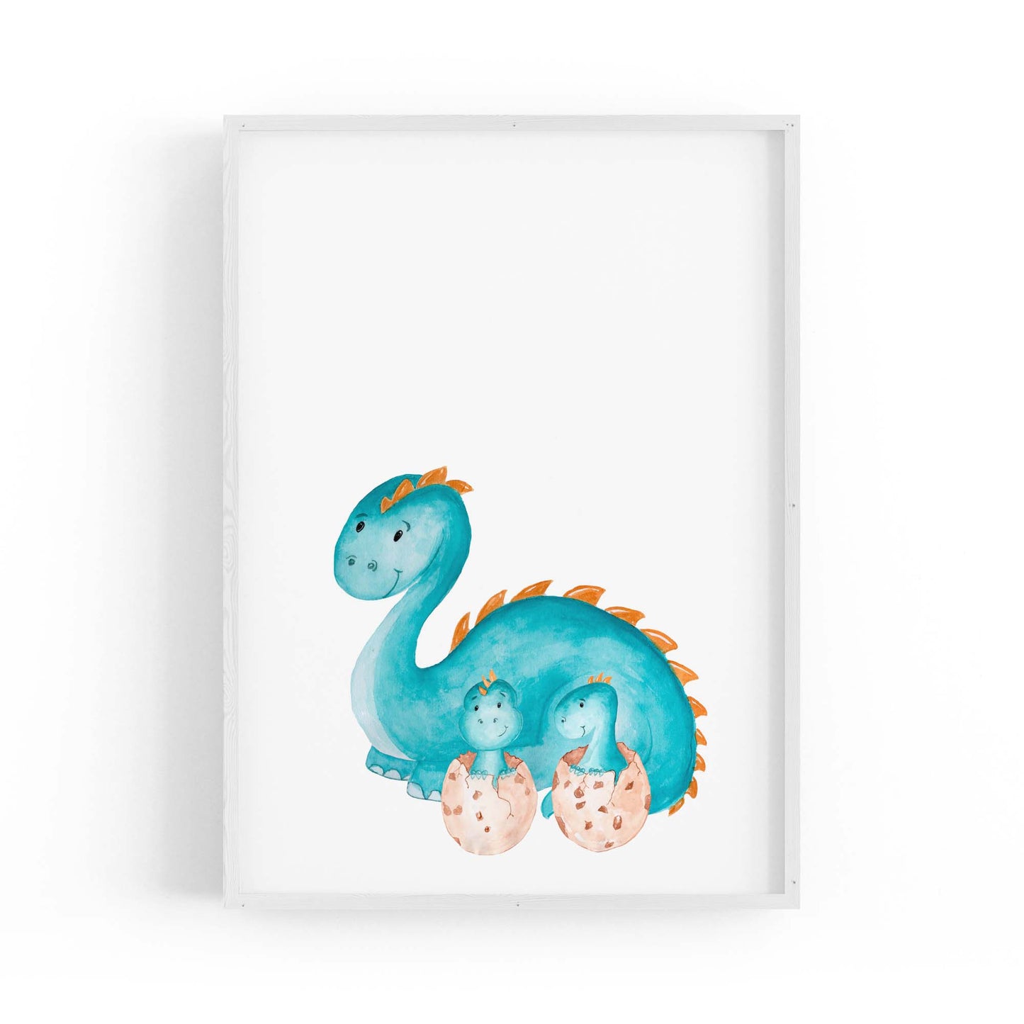 Cute Cartoon Dinosaur Boys Bedroom Wall Art #1 - The Affordable Art Company