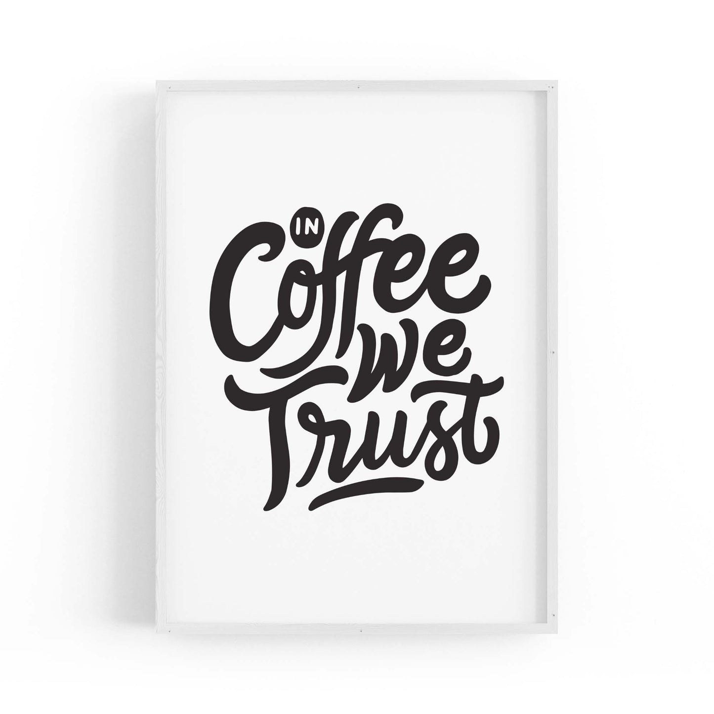 Coffee Quote Minimal Kitchen Cafe Style Wall Art #13 - The Affordable Art Company